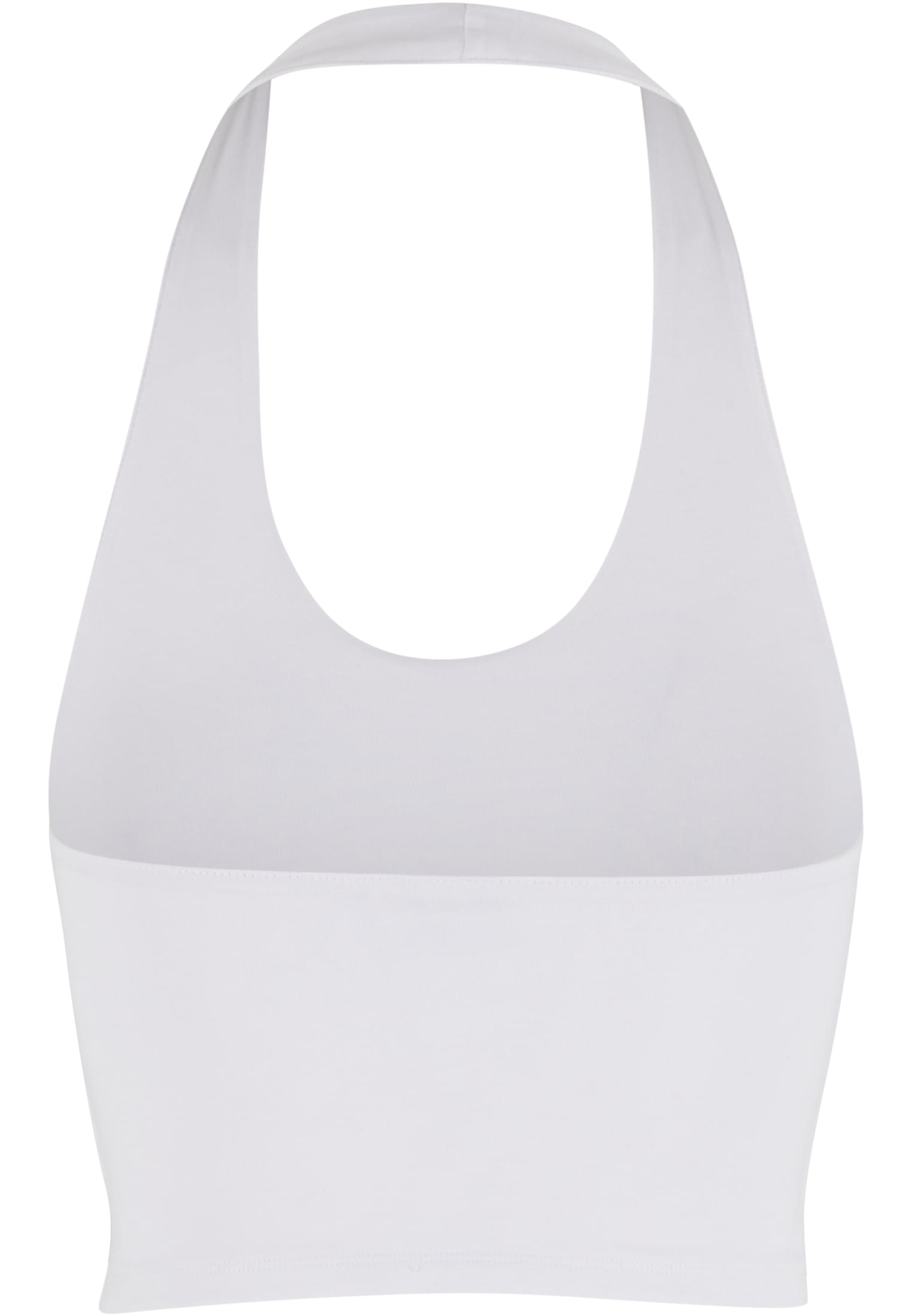 Ladies Basic Neckholder Jersey Top white 3XL - variant image 4