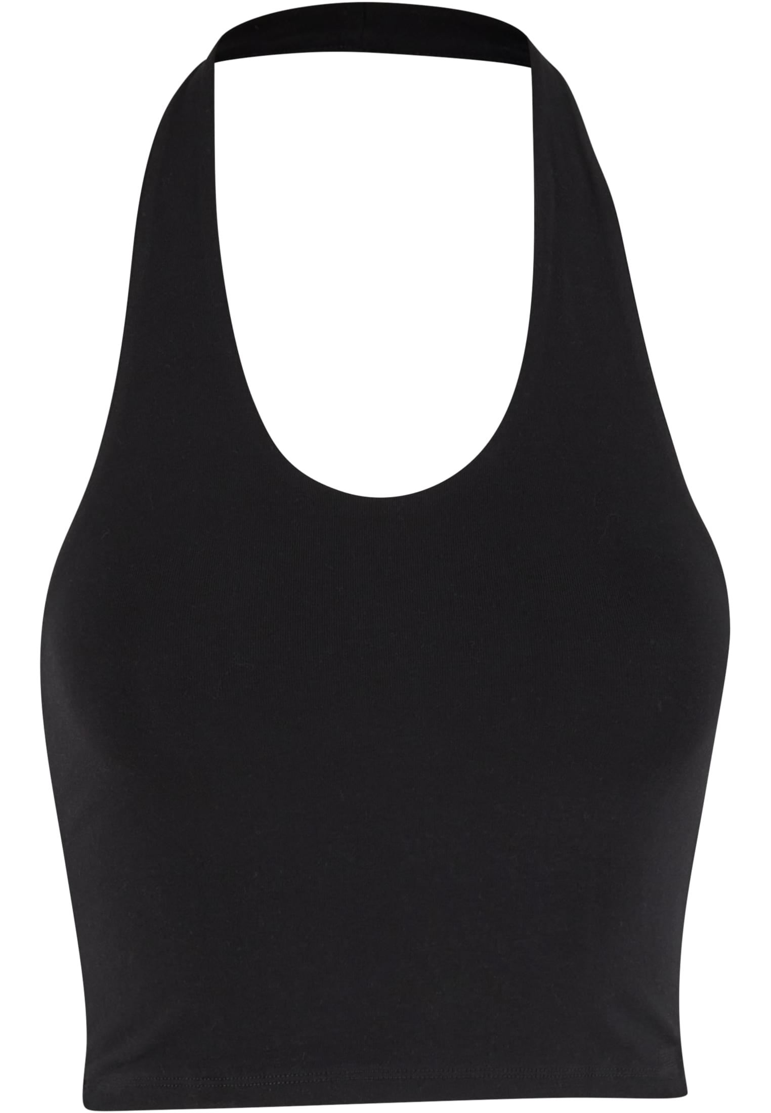 Ladies Basic Neckholder Jersey Top black 3XL - variant image 3