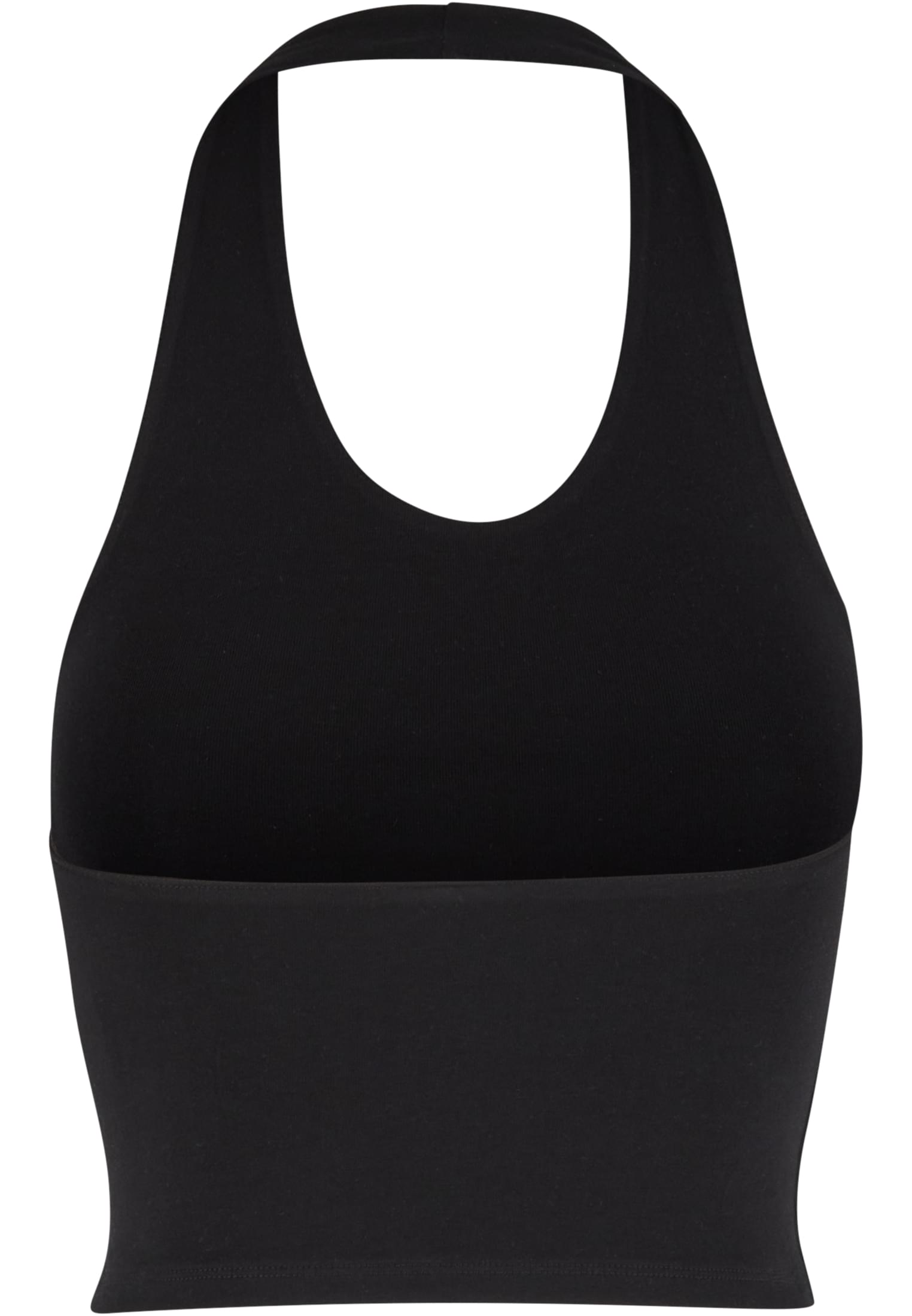Ladies Basic Neckholder Jersey Top black 3XL - variant image 4