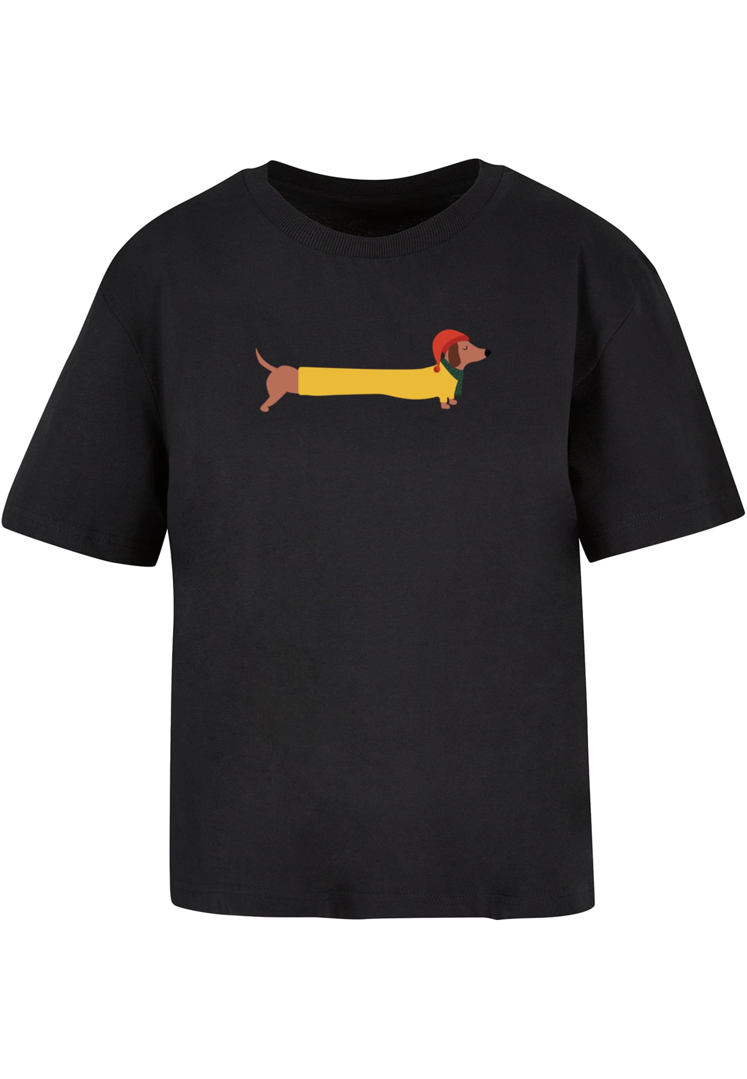 Ladies Christmas Dog Tee black 3XL - alternate variant 1