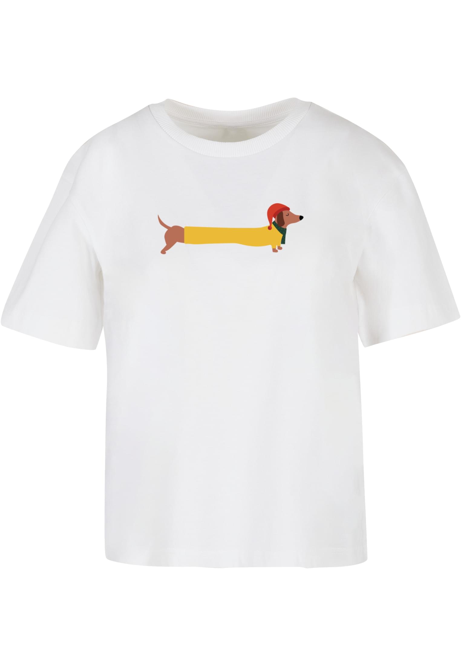 Ladies Christmas Dog Tee white 3XL - alternate variant 2