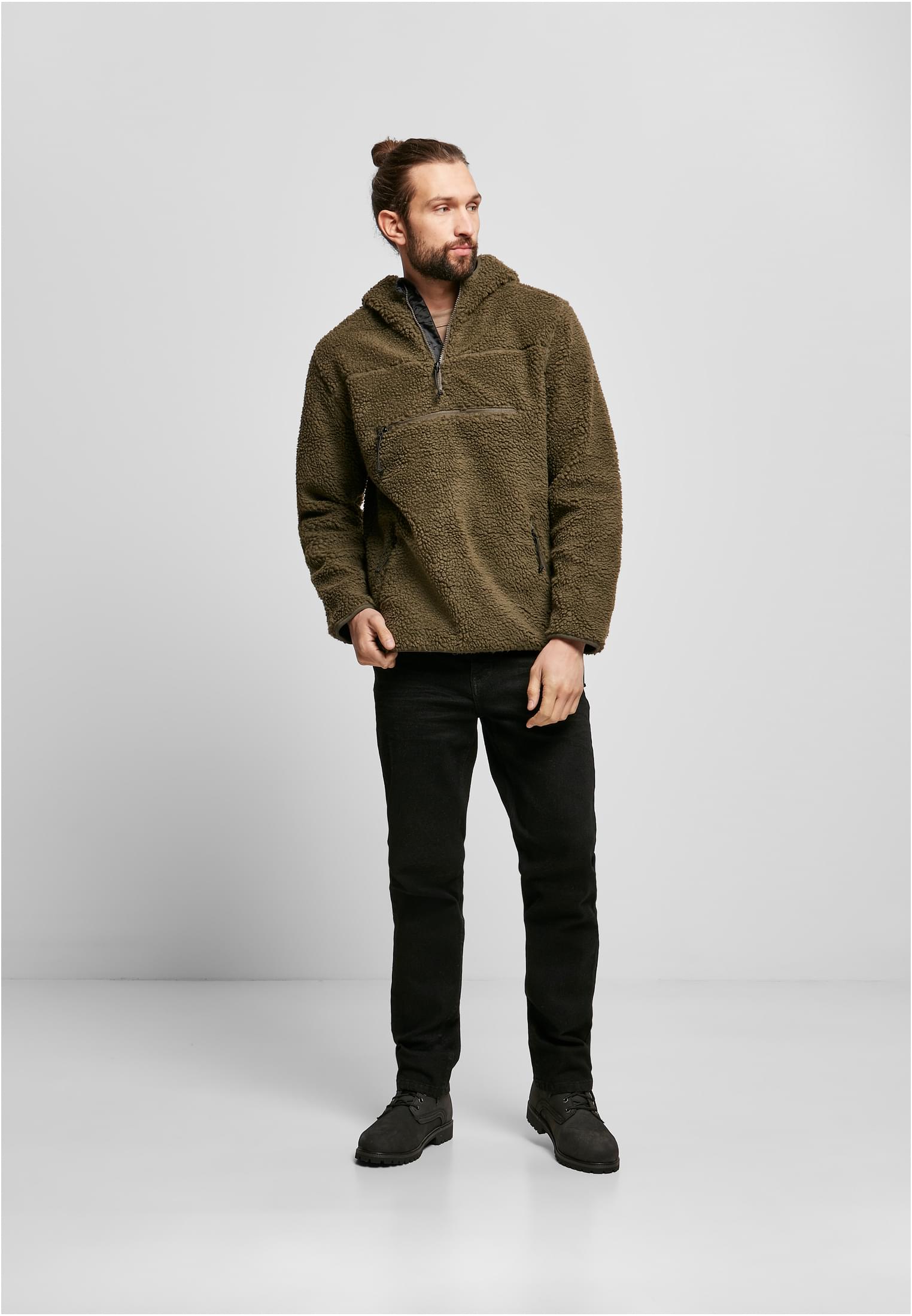 Teddyfleece Worker Pullover olivo 3XL
 - variant image 4