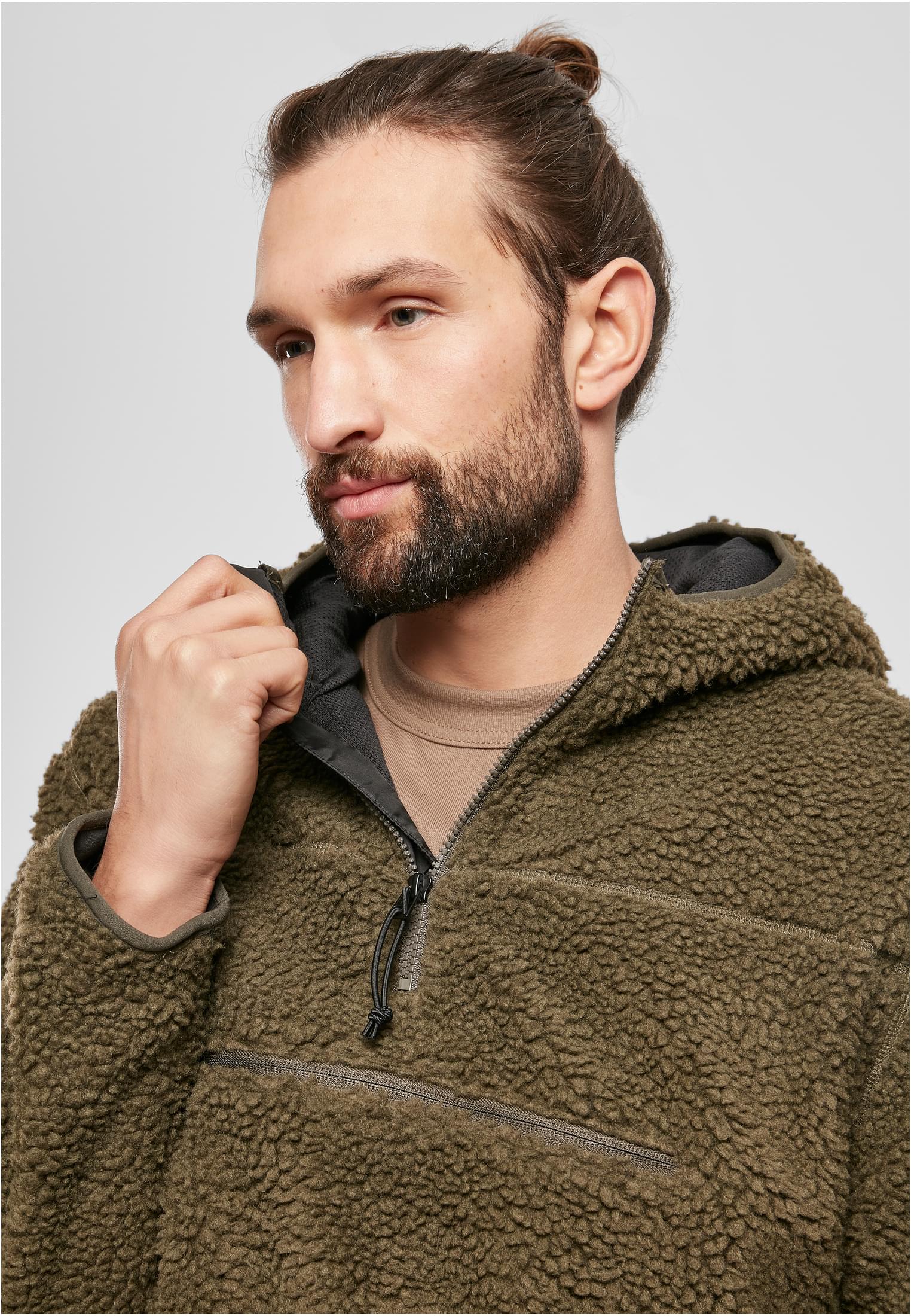 Teddyfleece Worker Pullover olivo 3XL
 - variant image 5