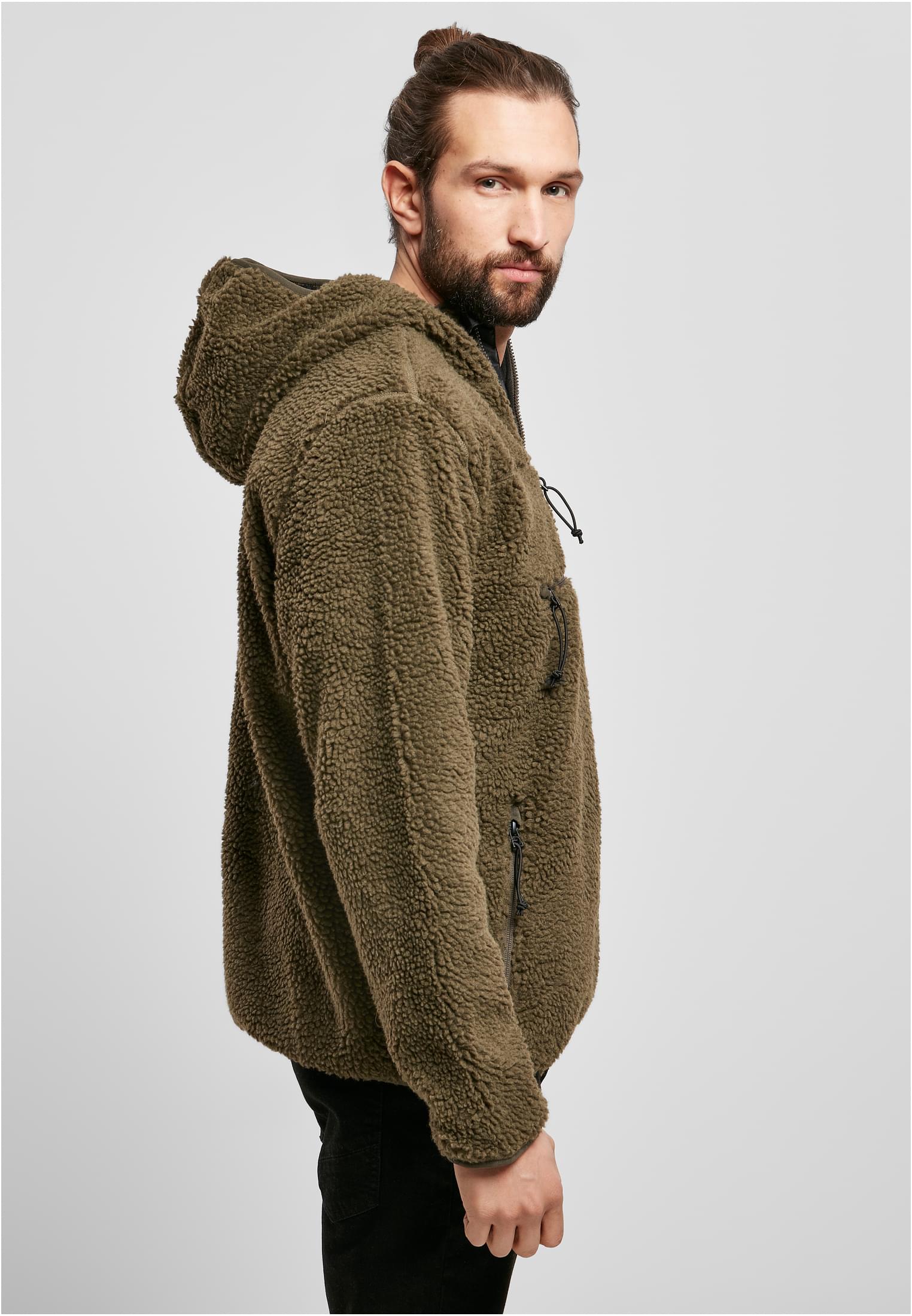 Teddyfleece Worker Pullover olivo 3XL
 - variant image 3