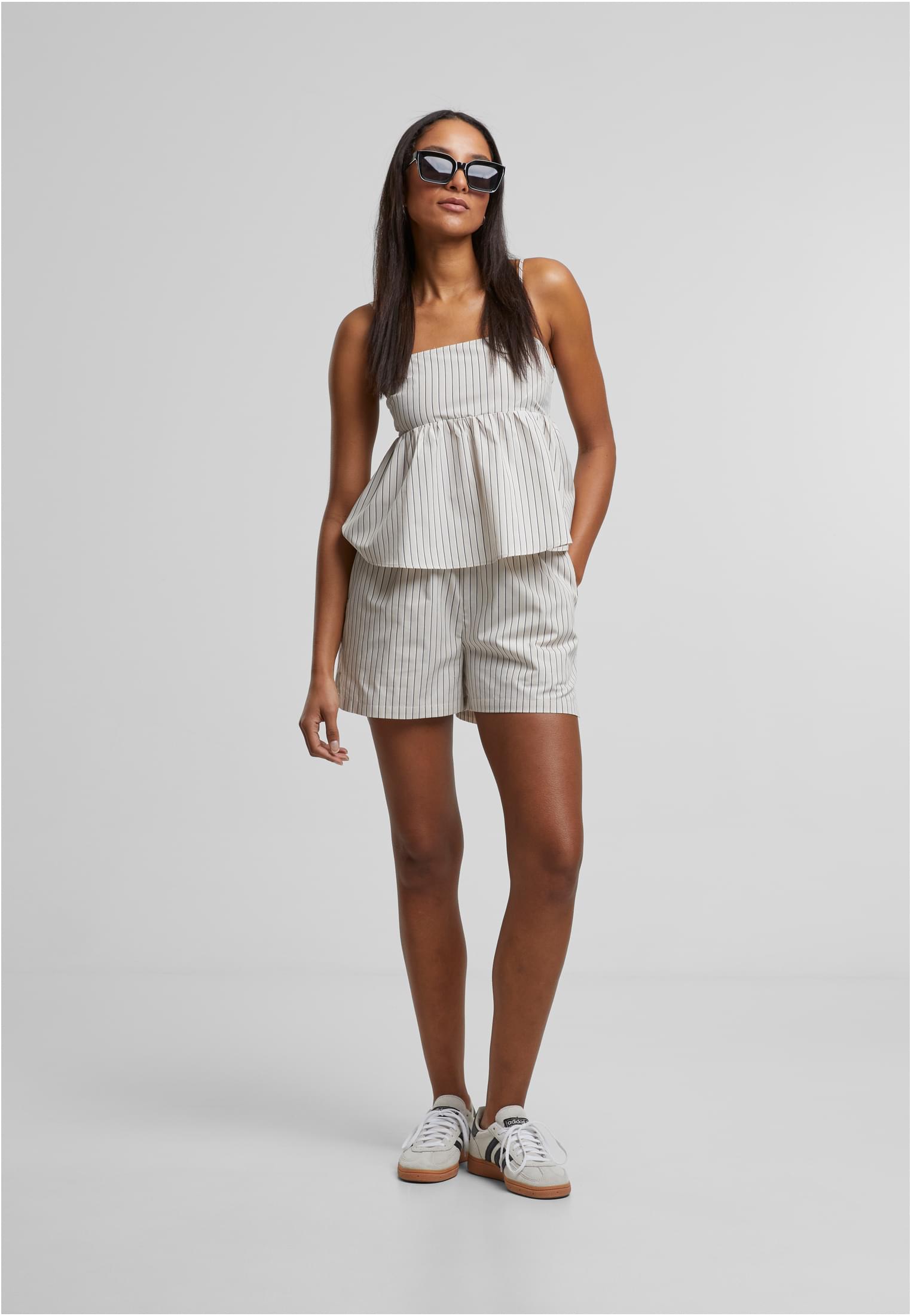 Ladies Striped Cotton Cami Top cloud/white L - variant image 2