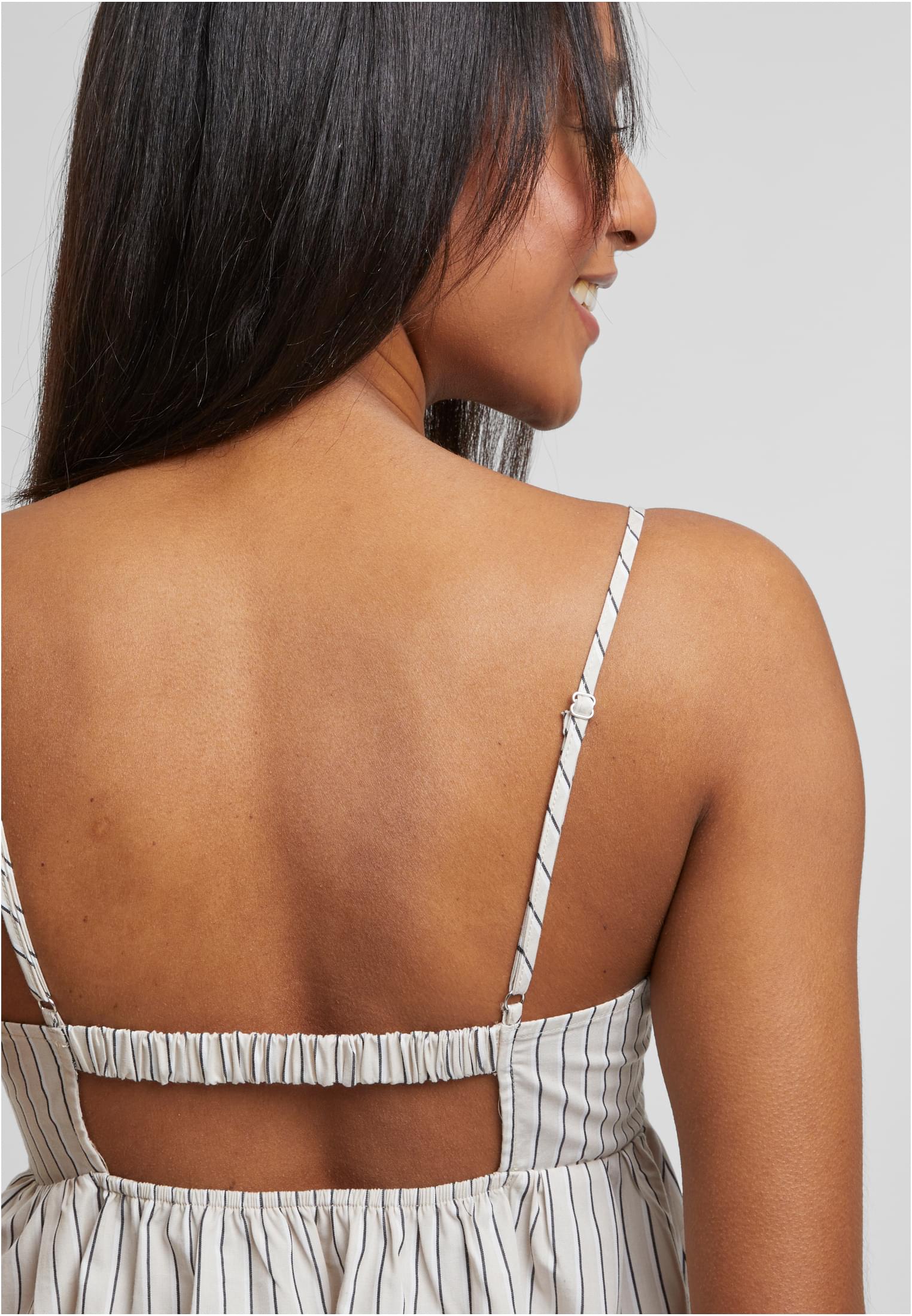 Ladies Striped Cotton Cami Top cloud/white L - variant image 4