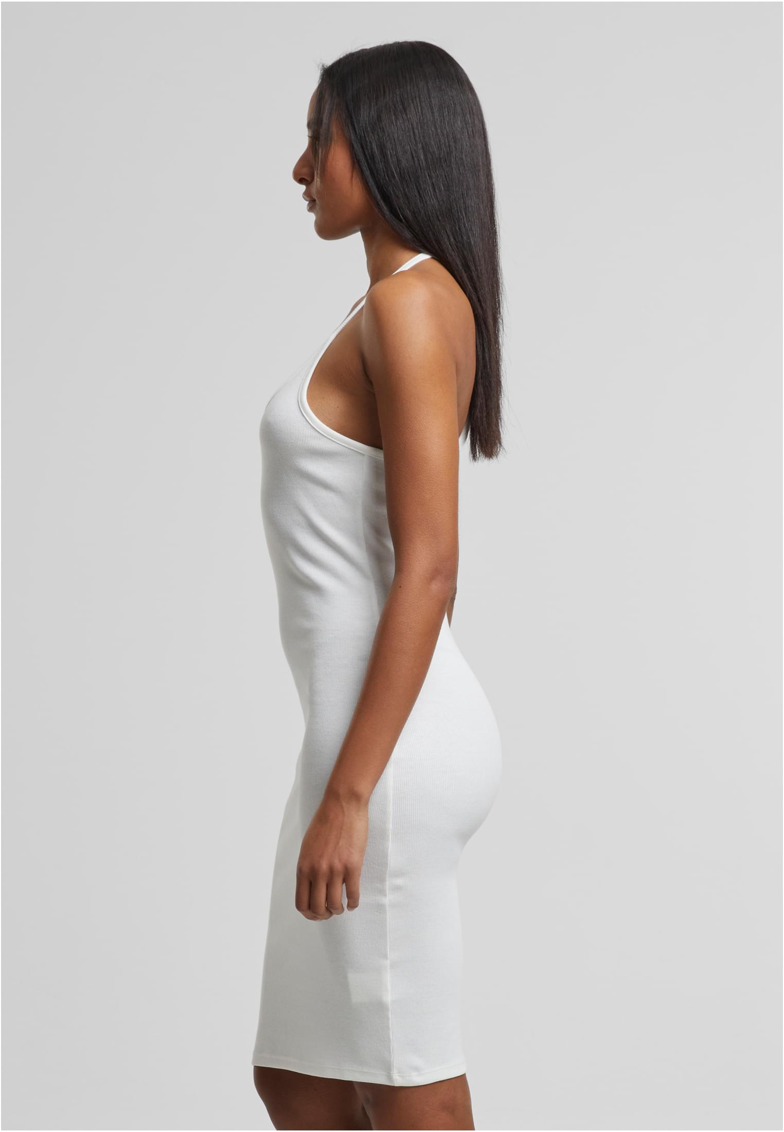 Ladies Rib Jersey Neckholder Dress offwhite 3XL - variant image 1