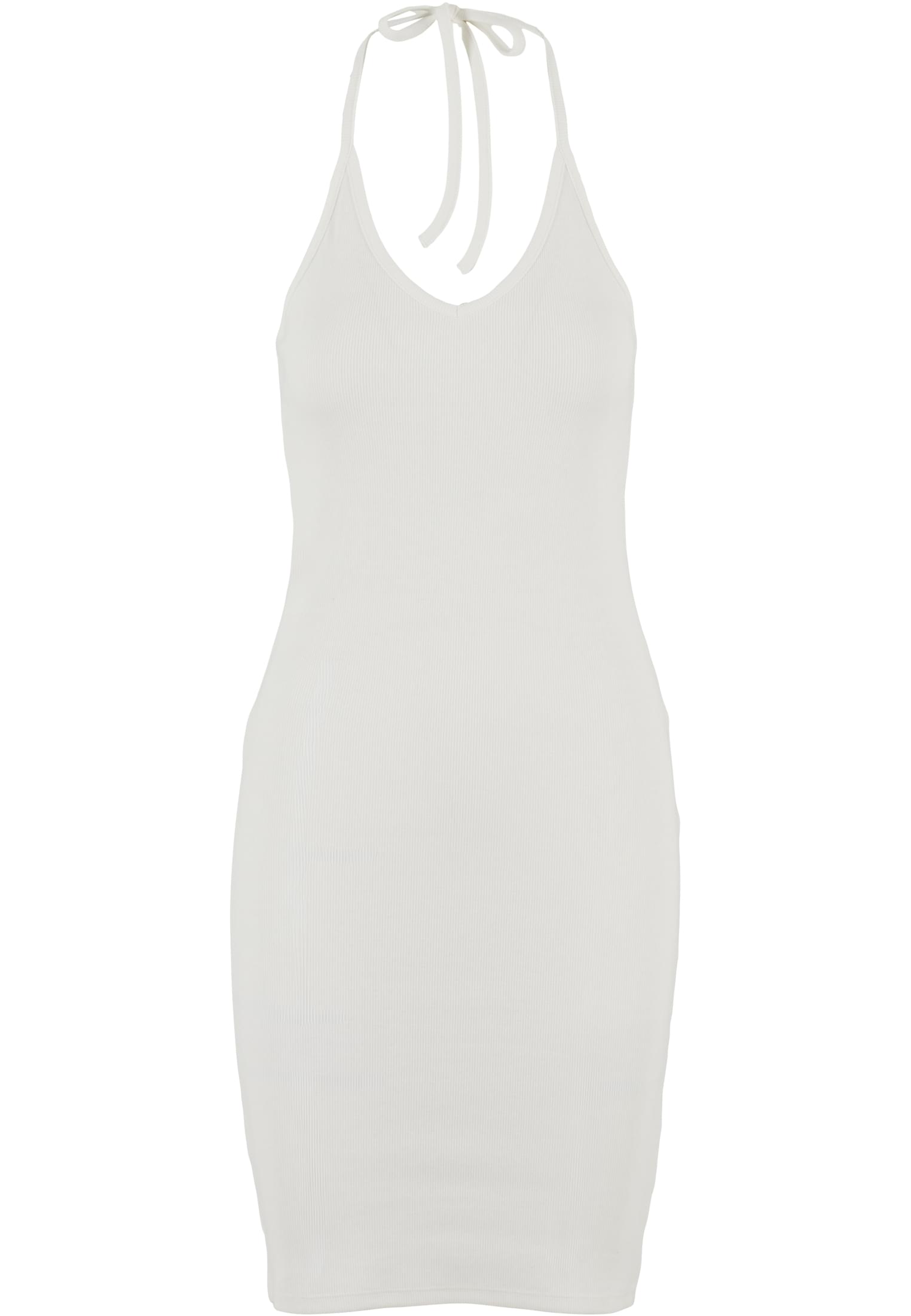 Ladies Rib Jersey Neckholder Dress offwhite 3XL - variant image 6
