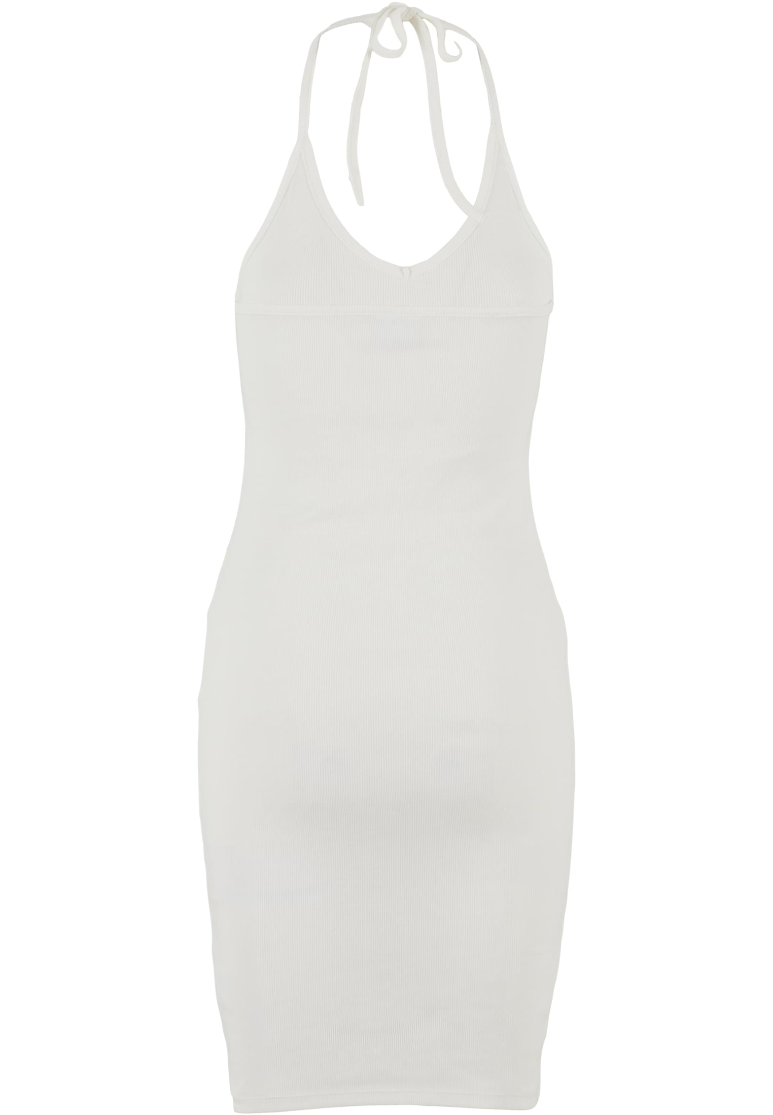 Ladies Rib Jersey Neckholder Dress offwhite 3XL - variant image 7