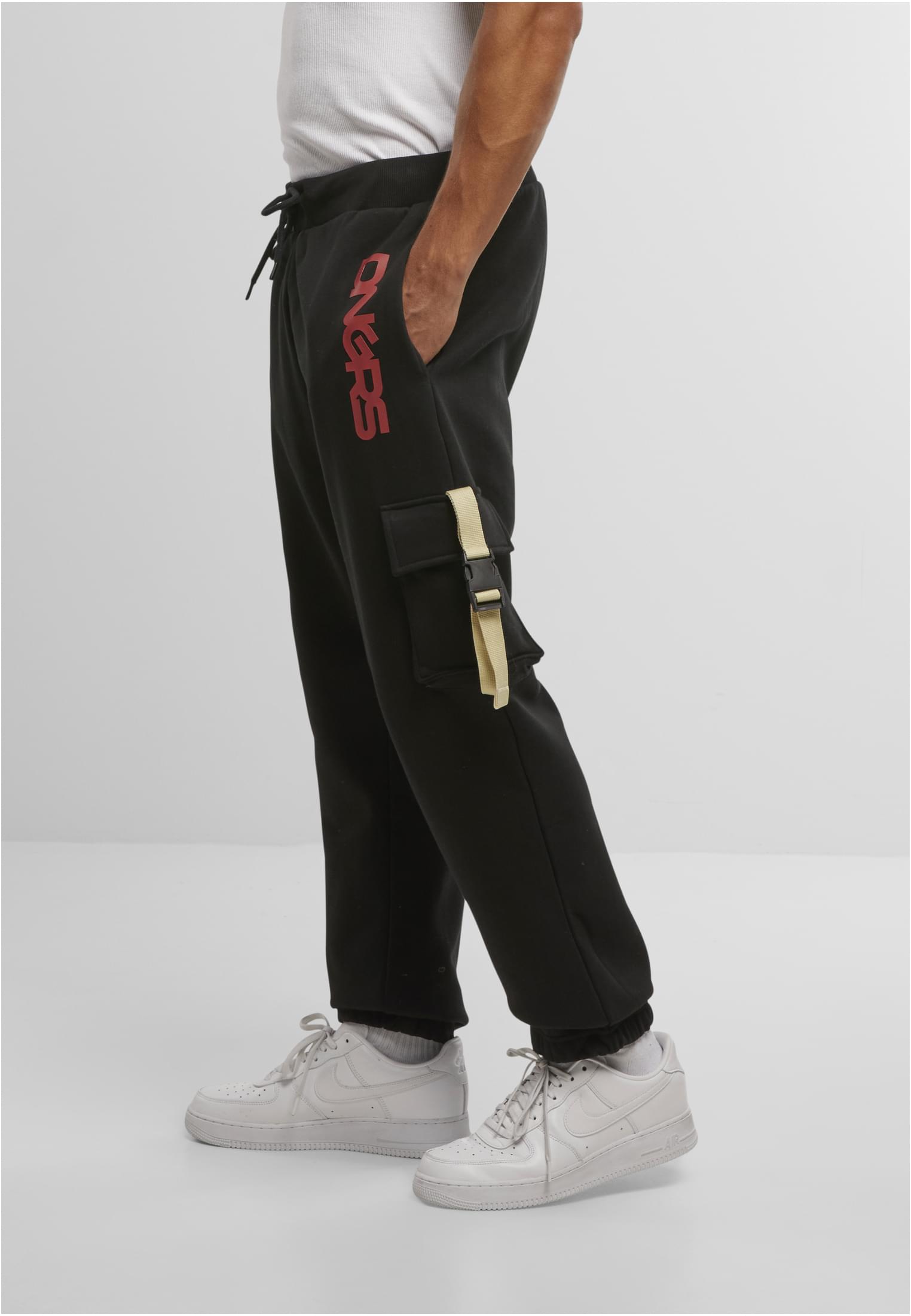 Dangerous DNGRS Loud Jogginghosen black/red L - variant image 1