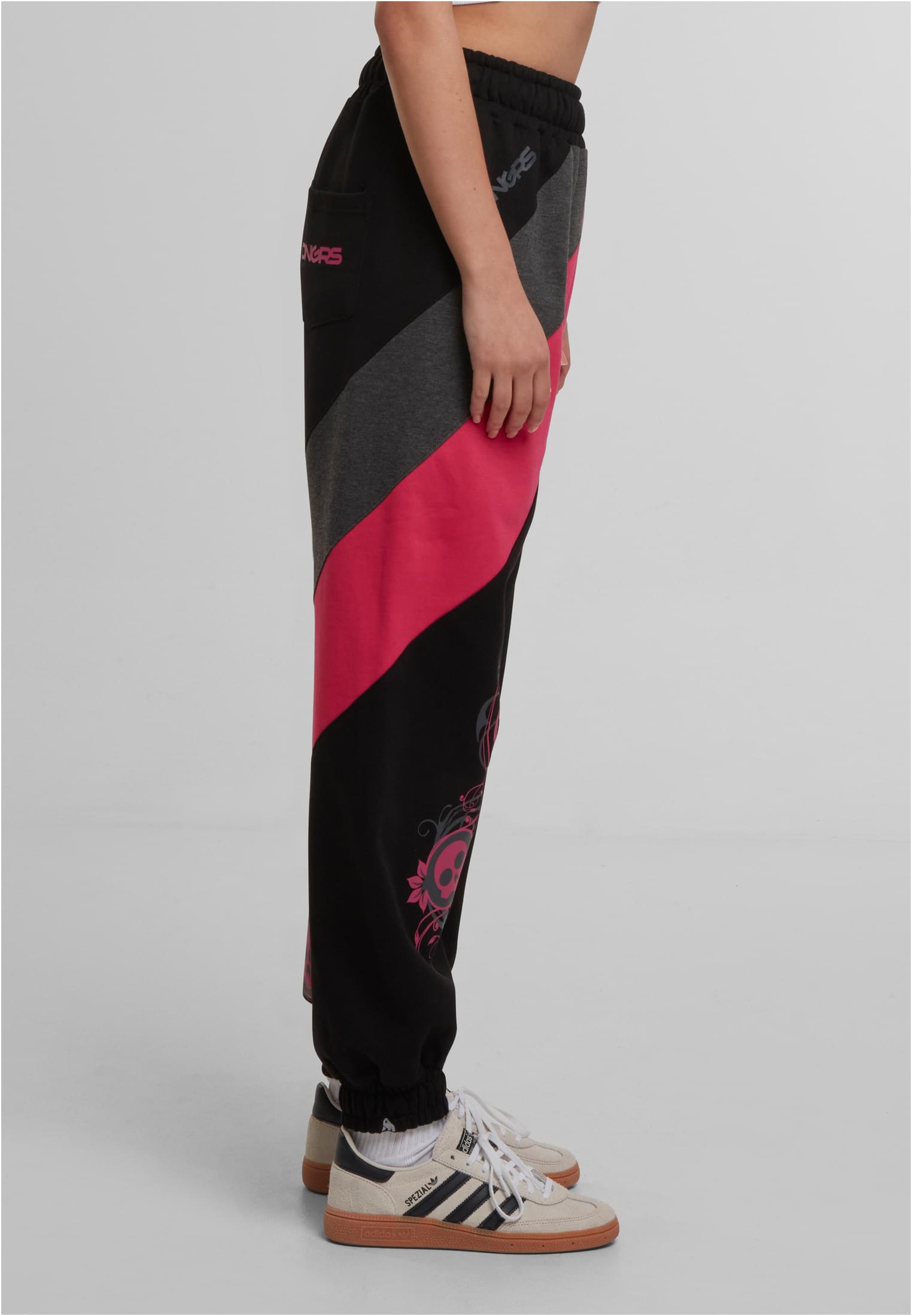 Skull Sweatpants black/pink L - variant image 3