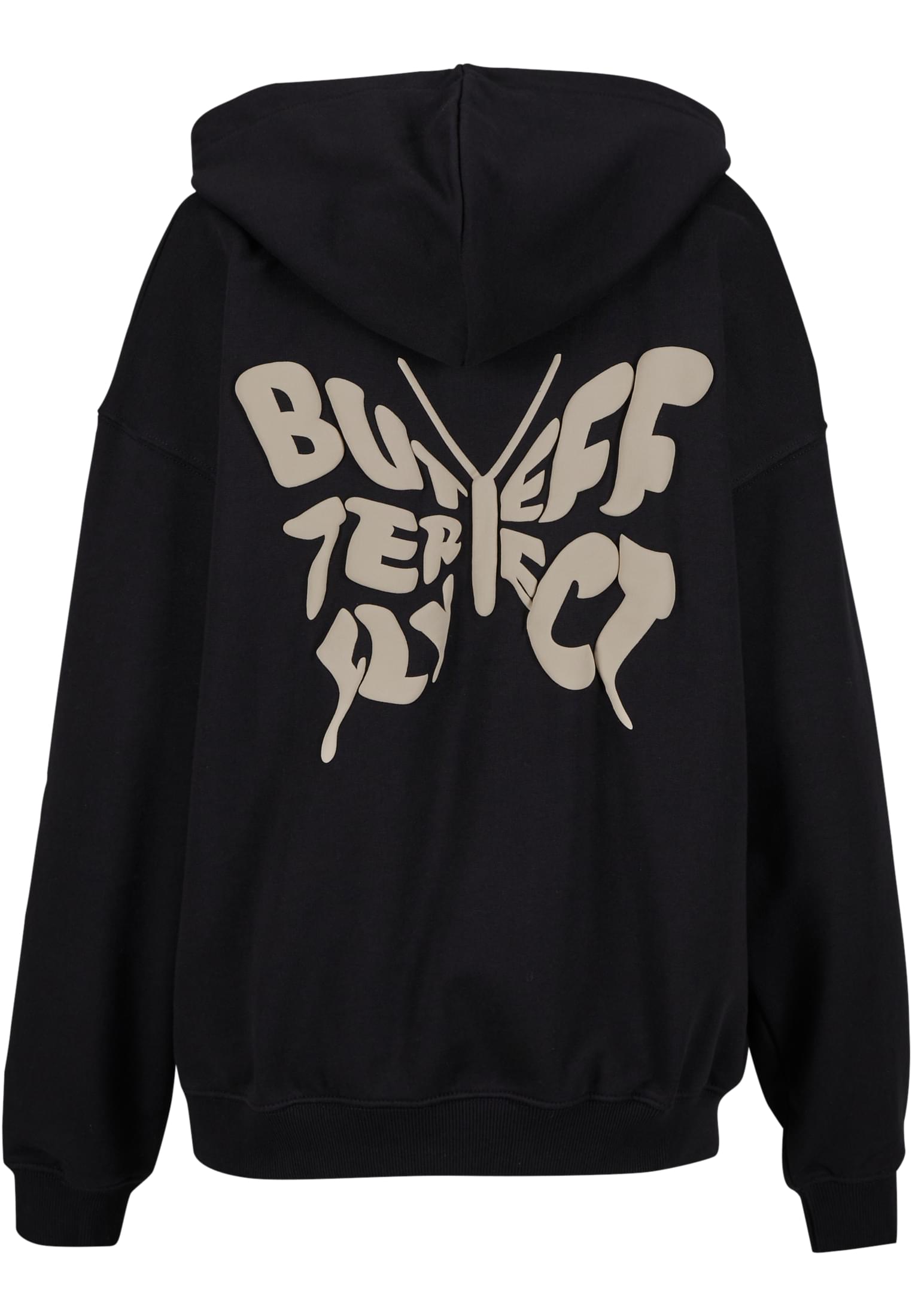 DEF Vêtements effet papillon Hoodie noir uni - variant image 4