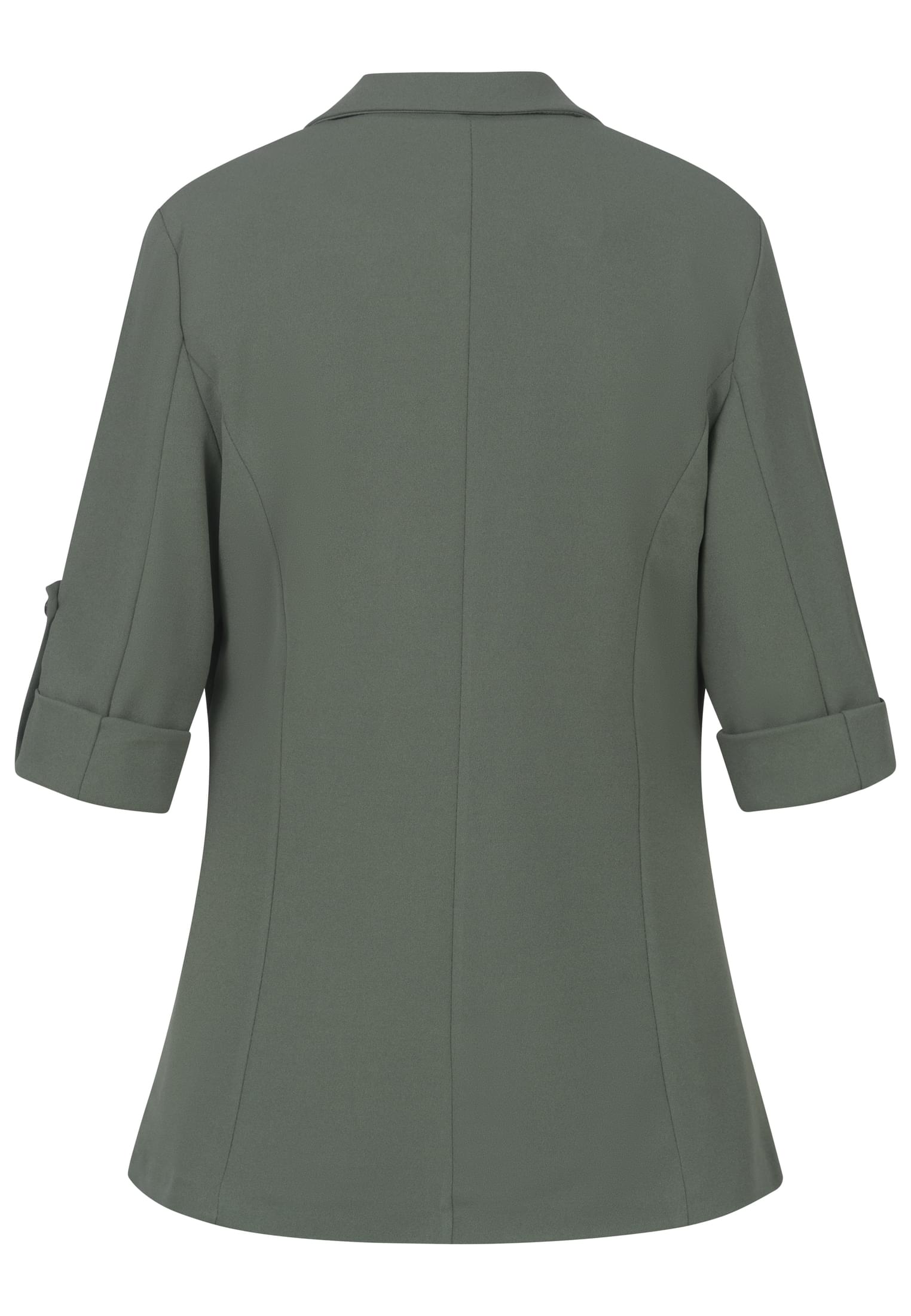 Turn-Up 3/4 Sleeve Blazer military green L - variant image 7