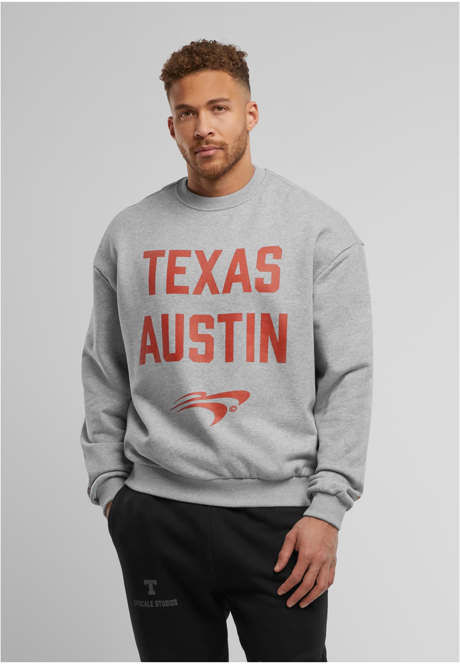 Texas Longhorns Austin Oversize Crewneck heathergrey 3XL
 - alternate variant 1