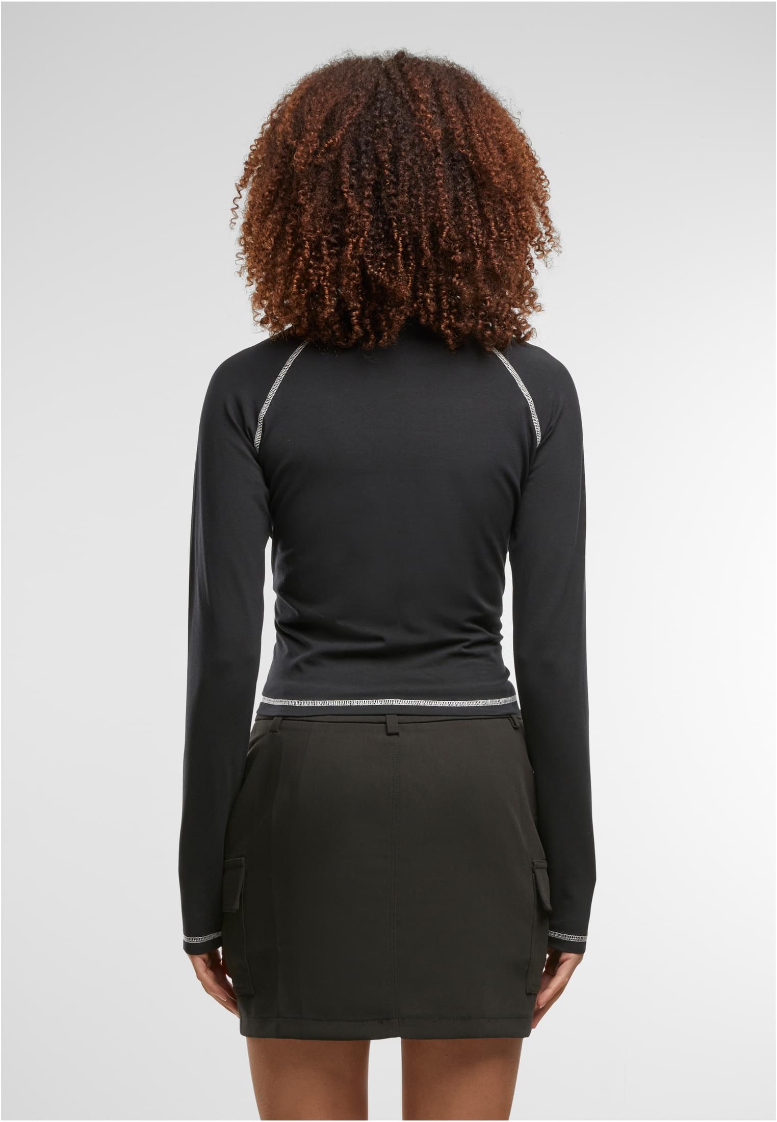 Ladies Contrast Jersey Longsleeve