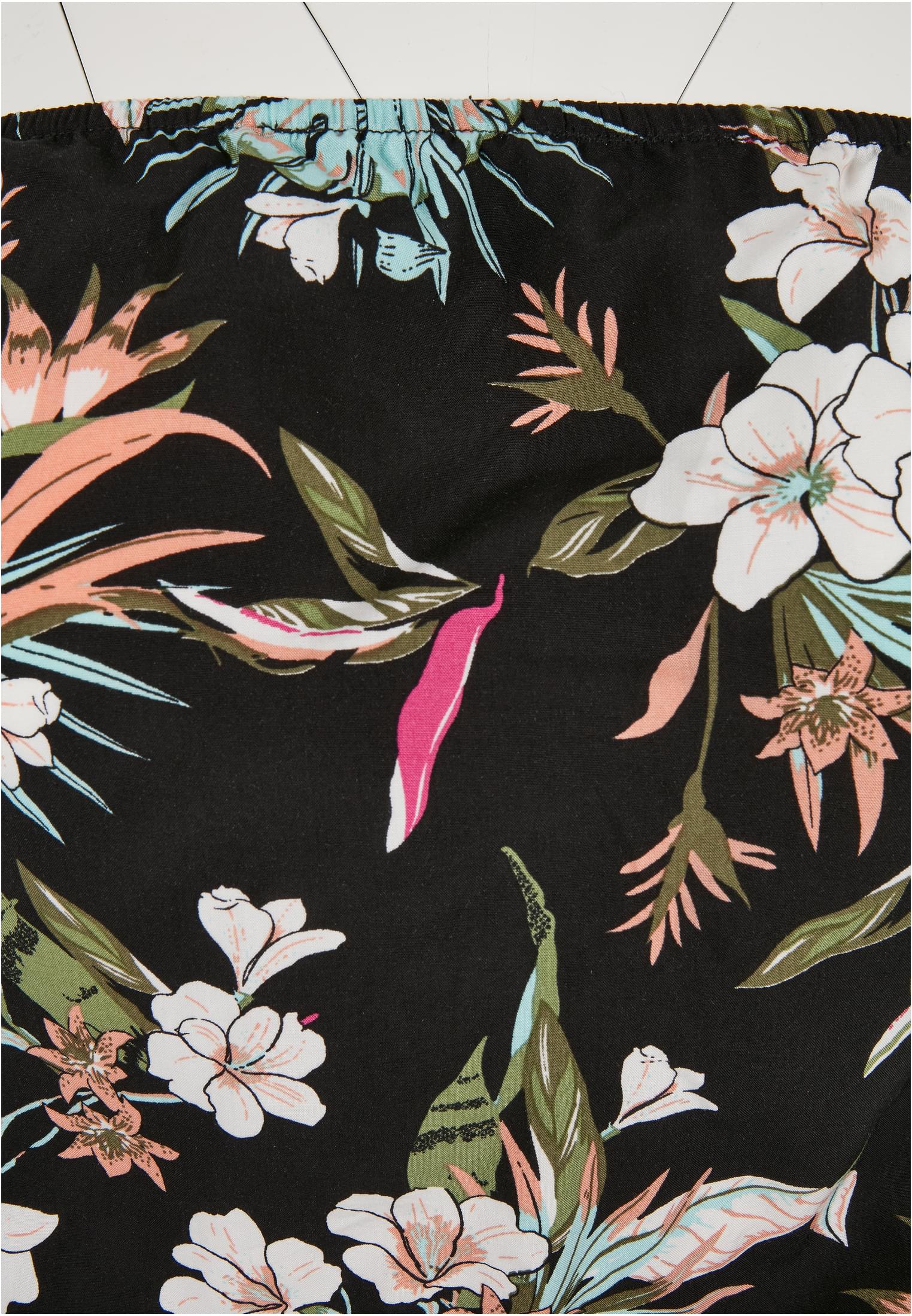 Ladies Viscose Bandeau Jumpsuit black tropical 3XL - variant image 7