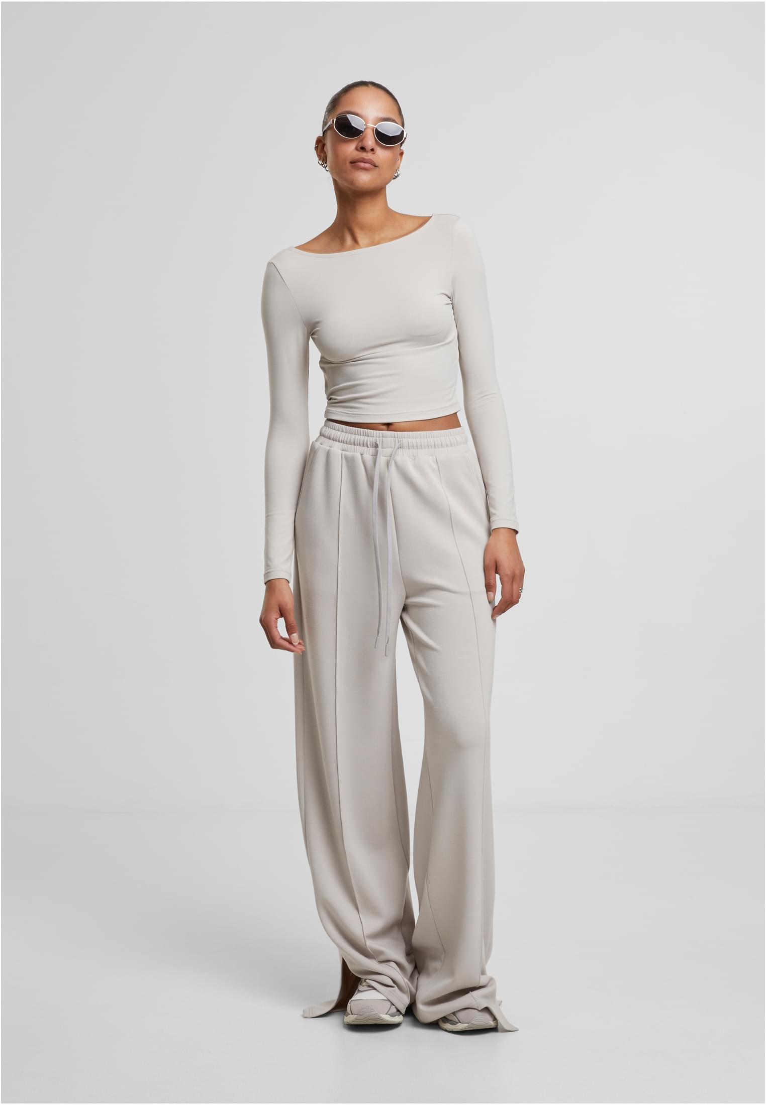 Ladies Slim Fit Longsleeve cloud L - variant image 2