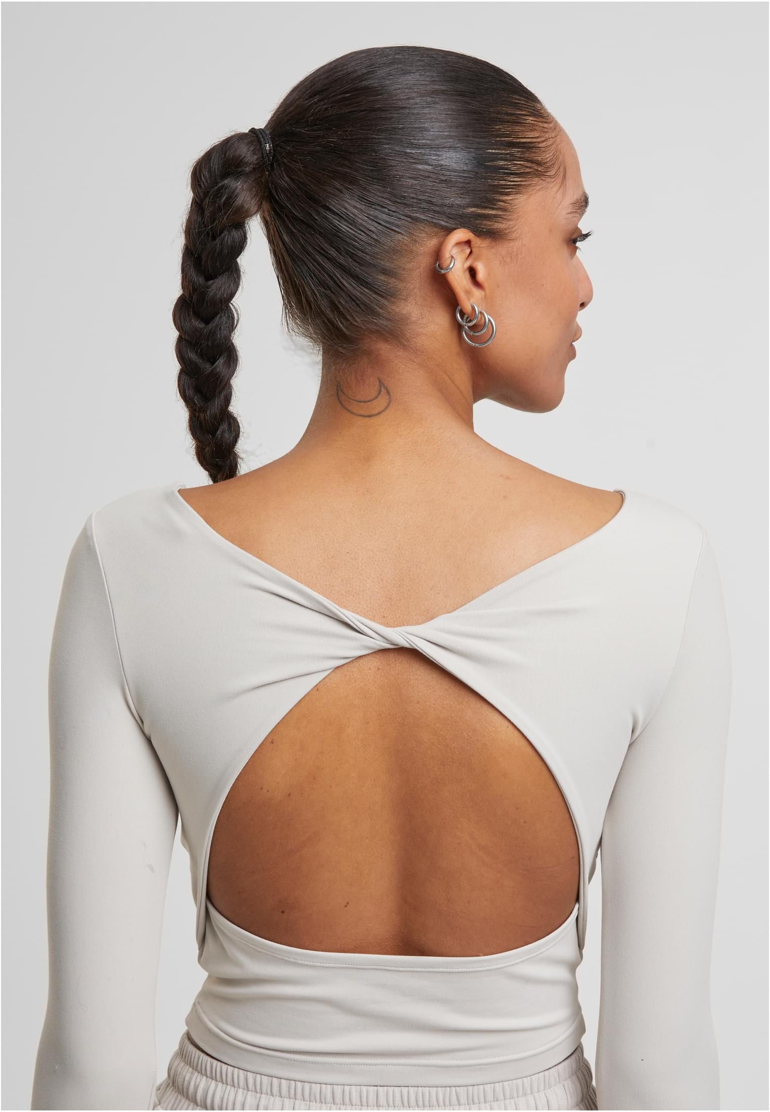 Ladies Slim Fit Longsleeve cloud L - variant image 3
