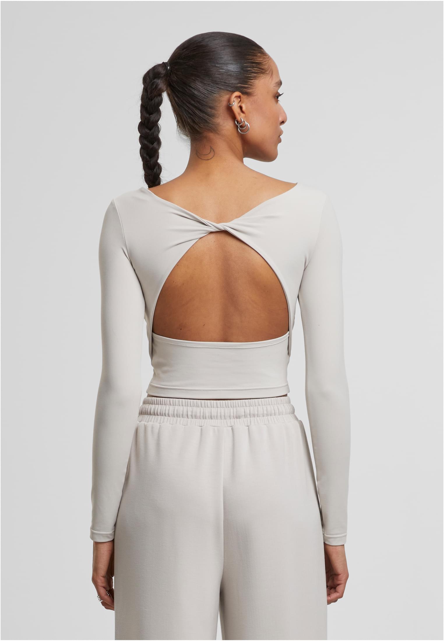 Ladies Slim Fit Longsleeve cloud L - variant image 1