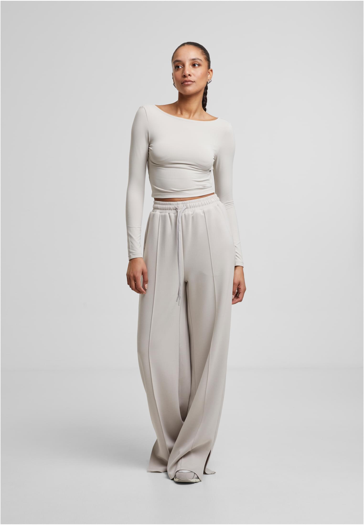 Ladies Soft Touch Palazzo Pants cloud 3XL - variant image 4