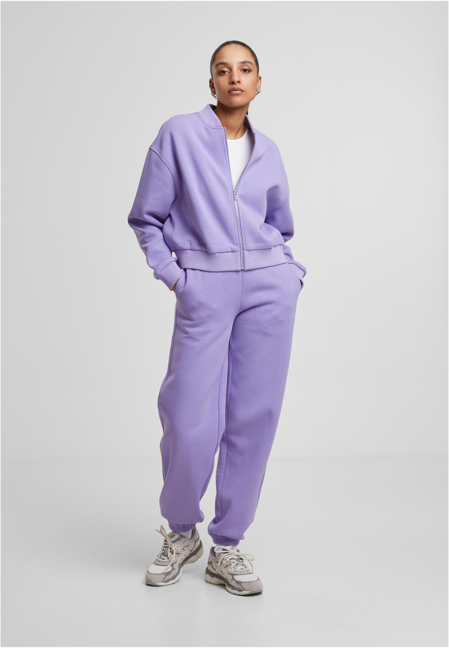 Ladies Short Sweat Zip Jacket electriclilac 3XL - variant image 2