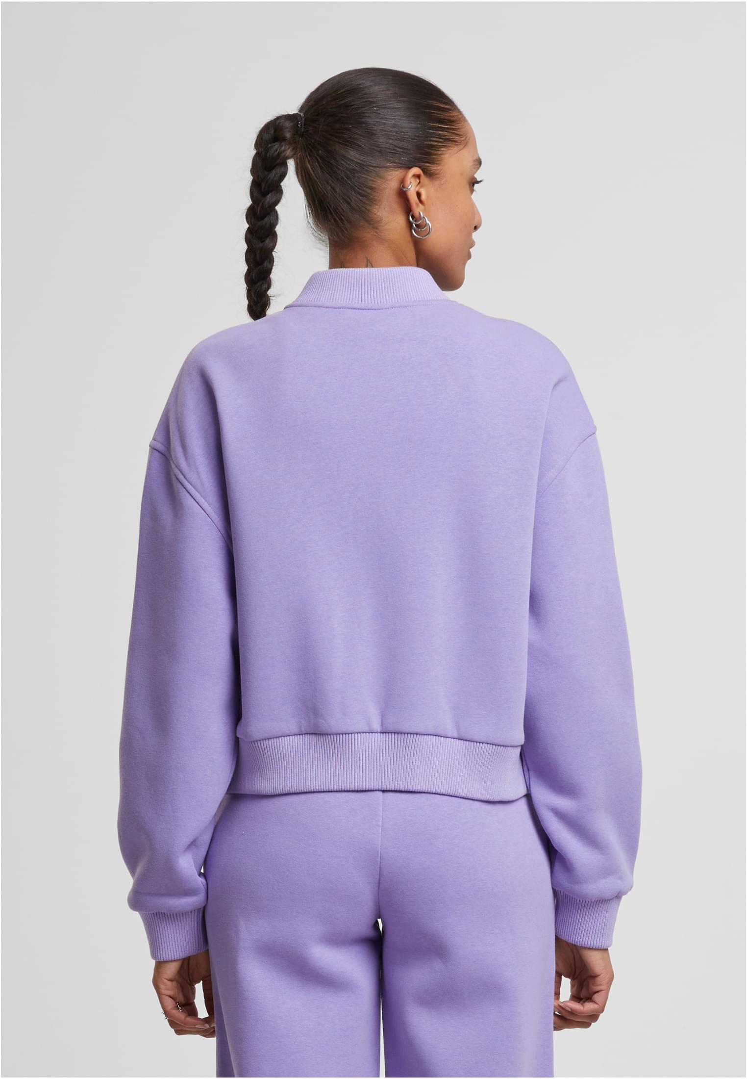 Ladies Short Sweat Zip Jacket electriclilac 3XL - variant image 1