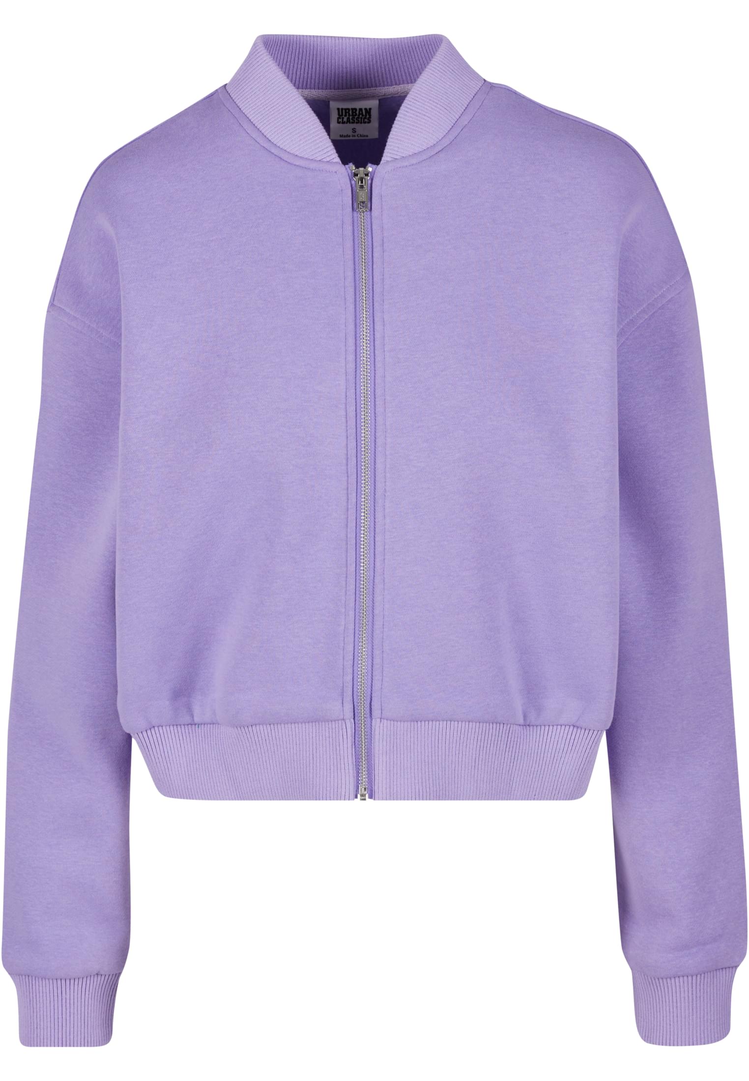 Ladies Short Sweat Zip Jacket electriclilac 3XL - variant image 4