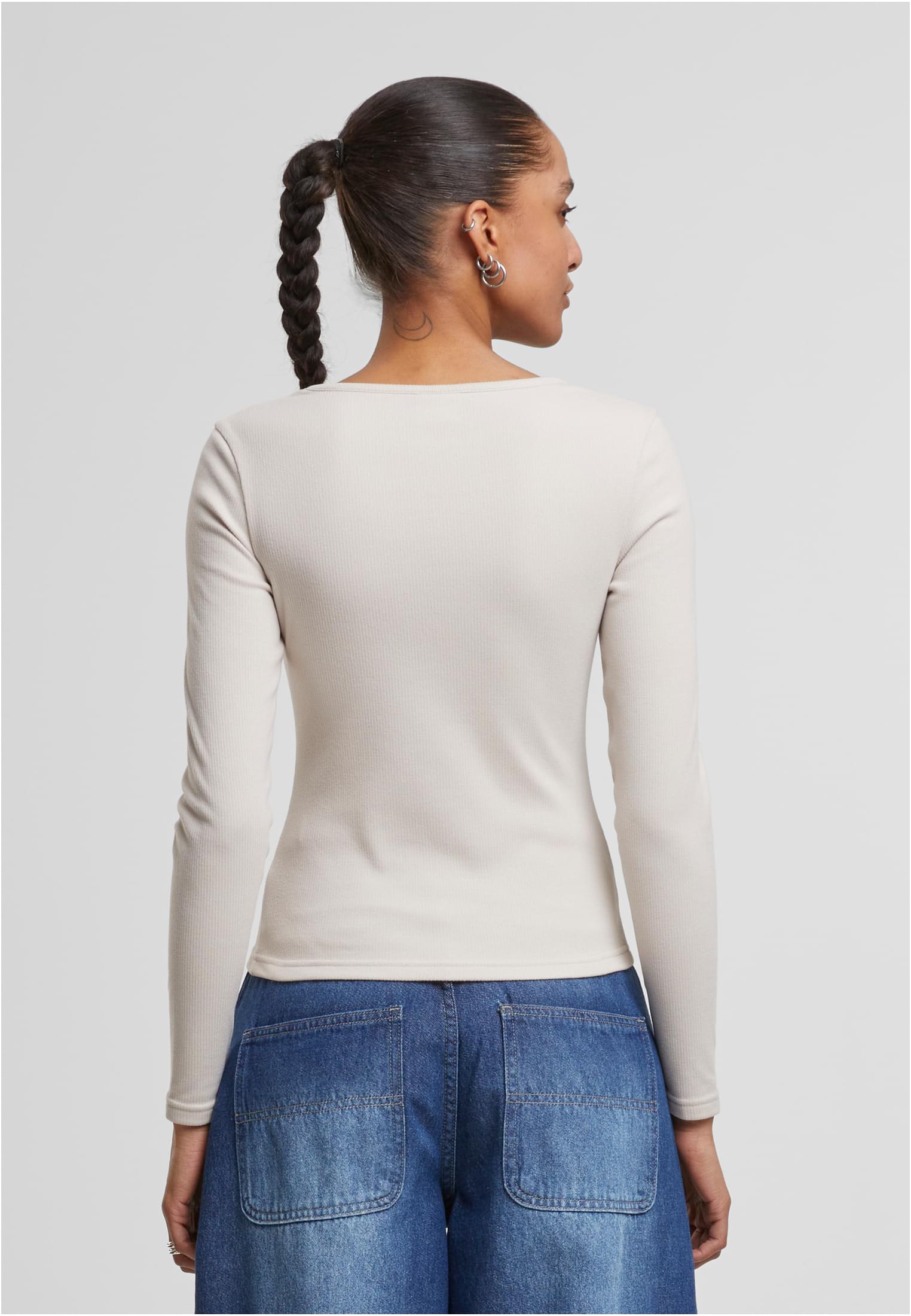 Ladies Heat Slim Slongsleeve cloud 3XL - variant image 1