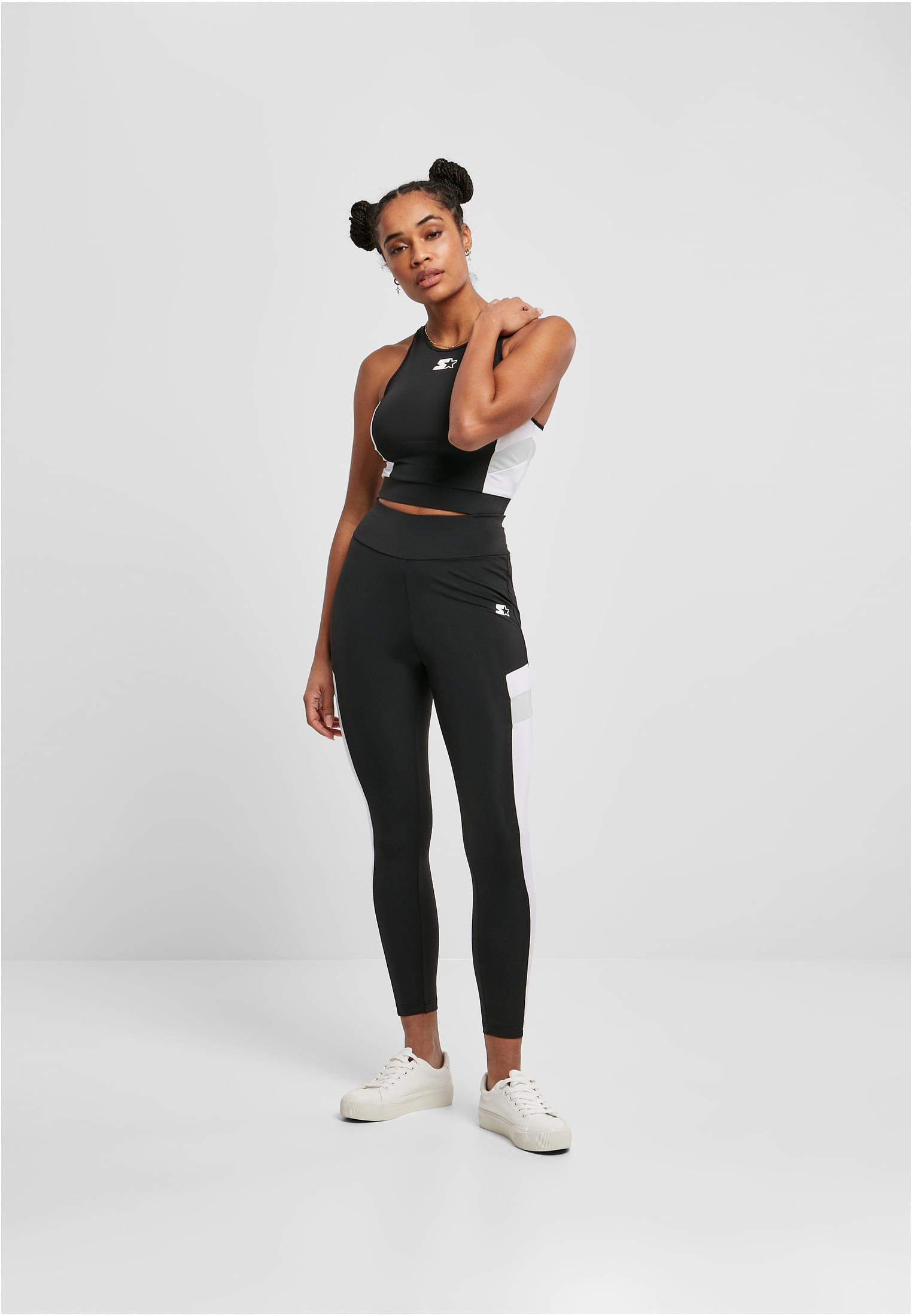 Ladies Starter Sports Cropped Top black/white L - variant image 4