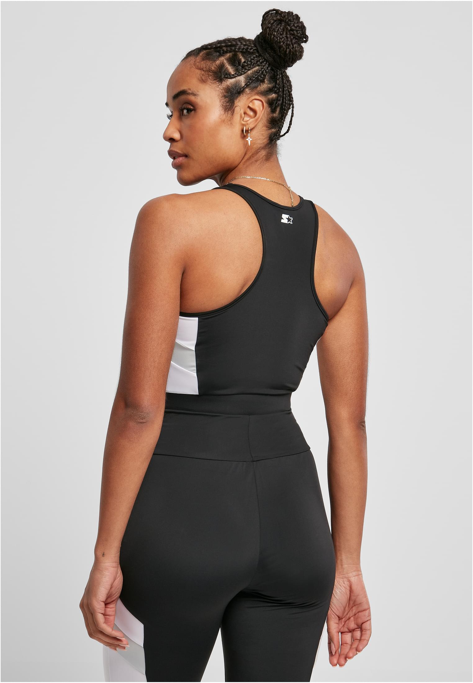 Ladies Starter Sports Cropped Top black/white L - variant image 2