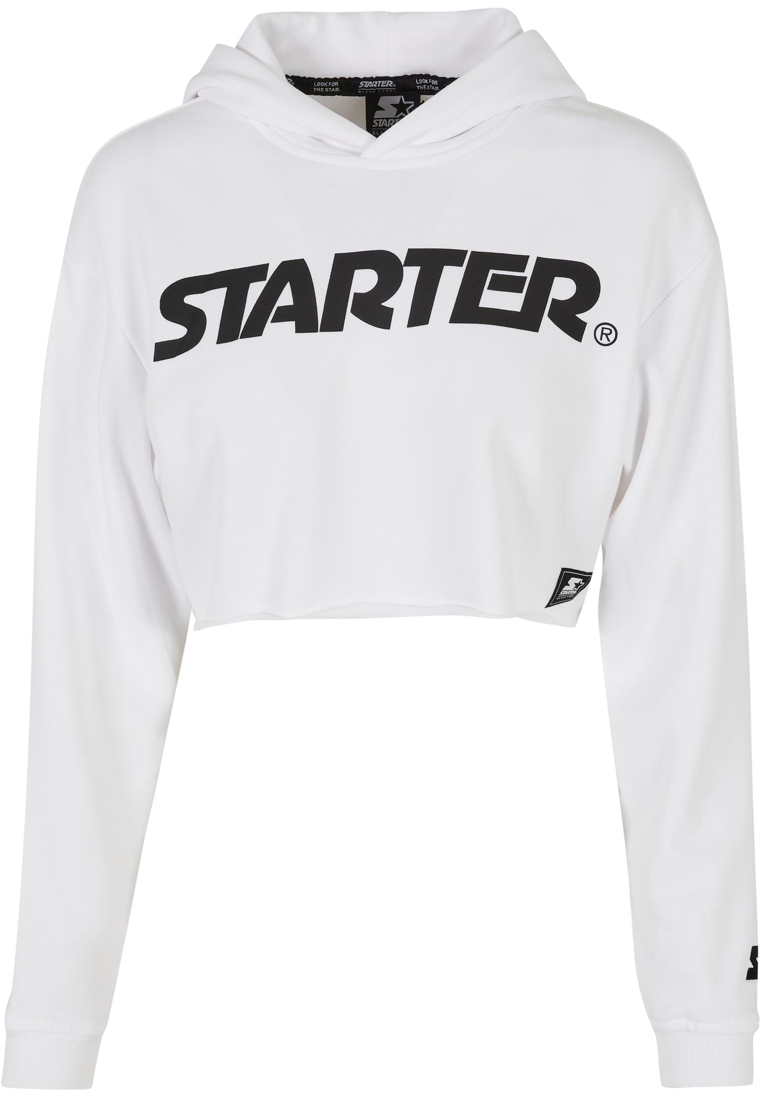 Ladies Starter Cropped Hoody white L - alternate variant 1