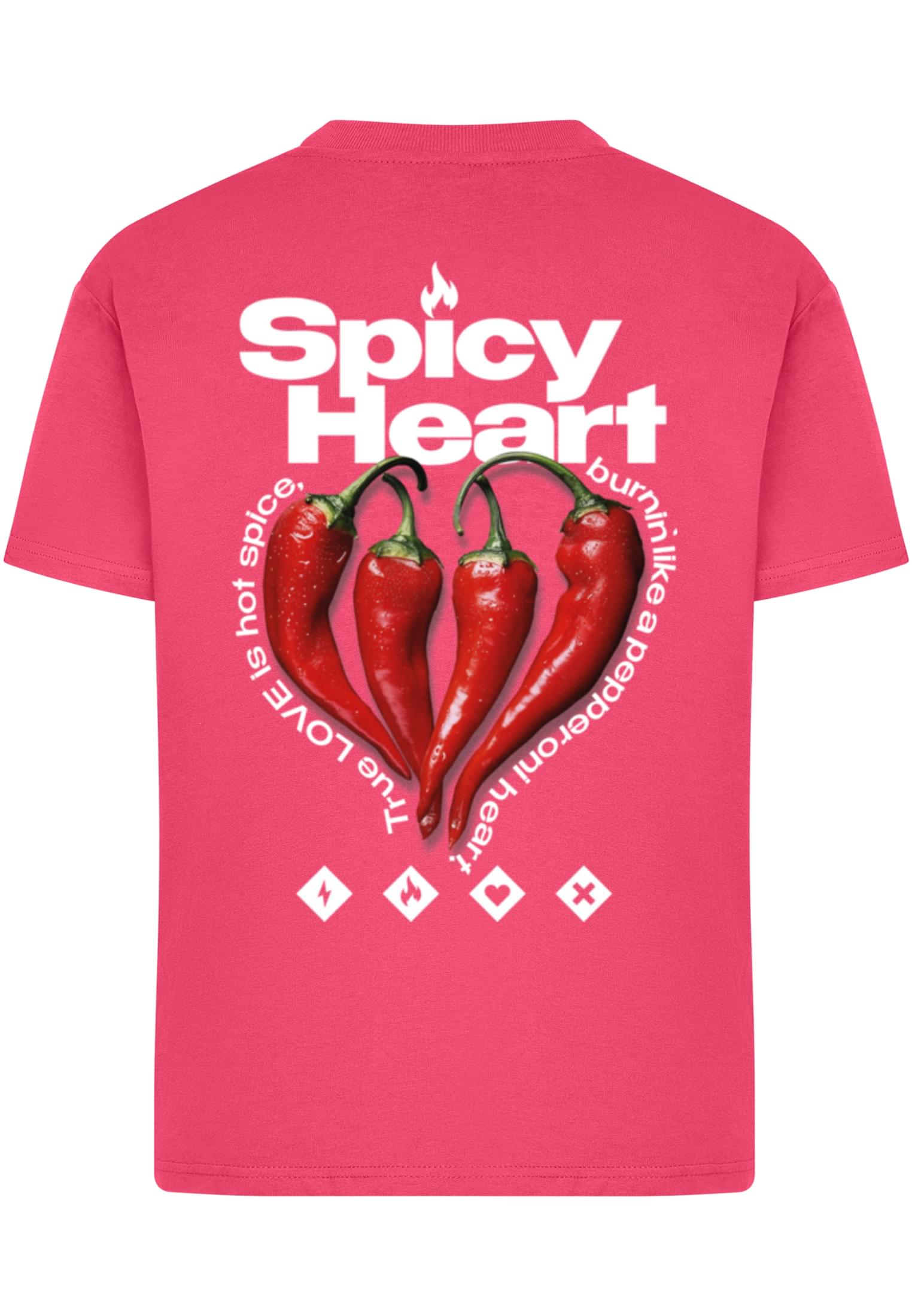 Spicy Heart Tee hibiskuspink 3XL - variant image 1