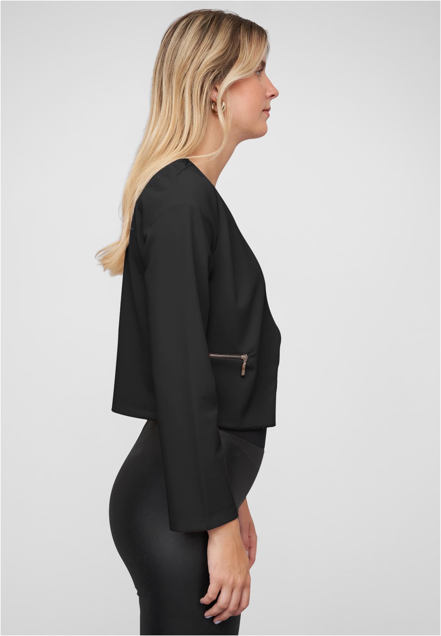 Short Blazer wit Zip-Pockets black L - variant image 3