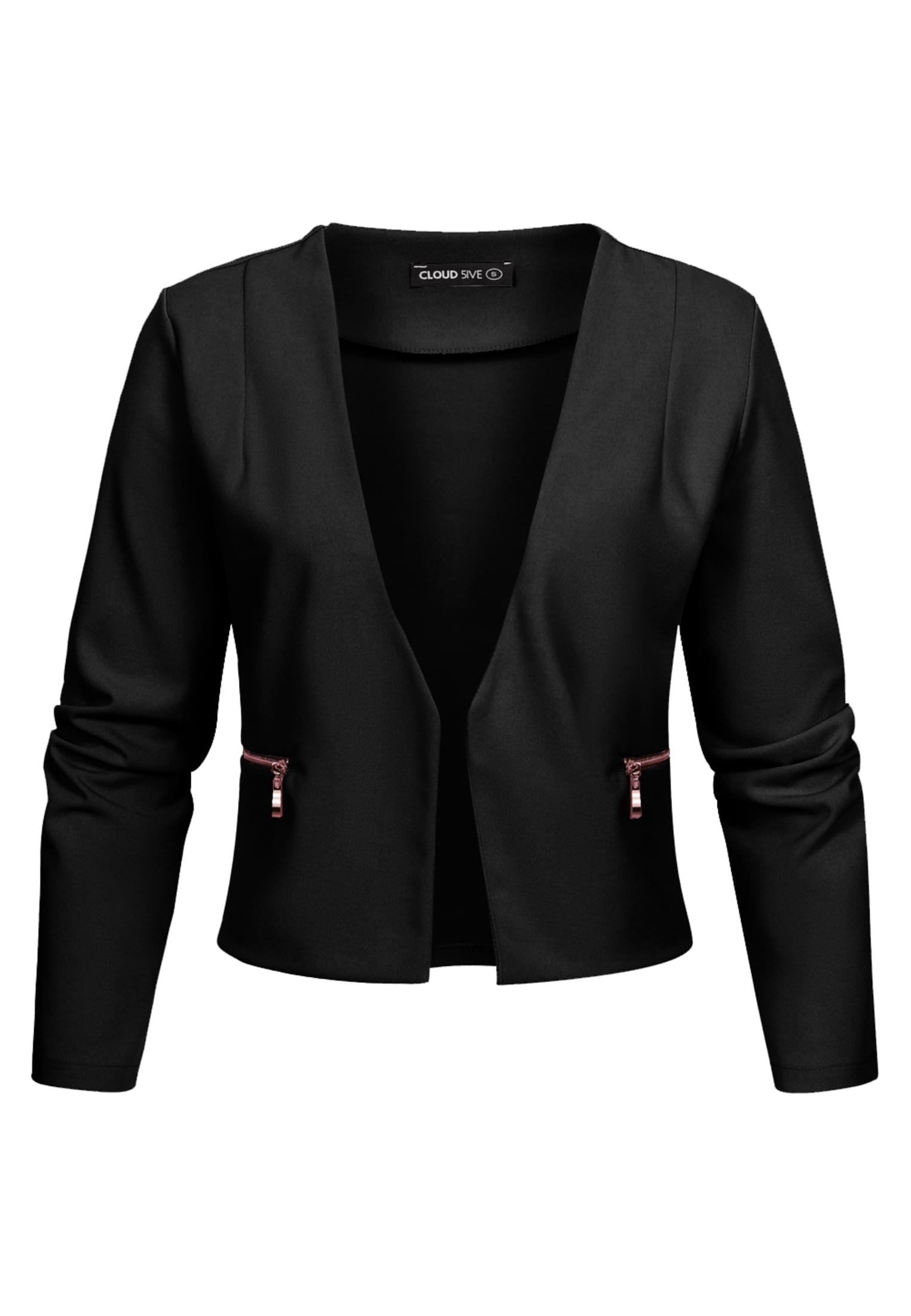 Short Blazer wit Zip-Pockets black L - variant image 6
