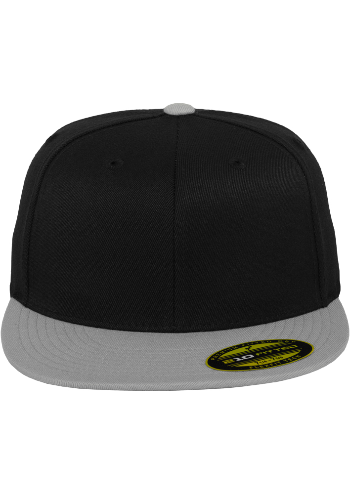 Premium 210 Fitted 2-Tone blk/gry S/M (6 ?-7 ¼)
 - variant image 1