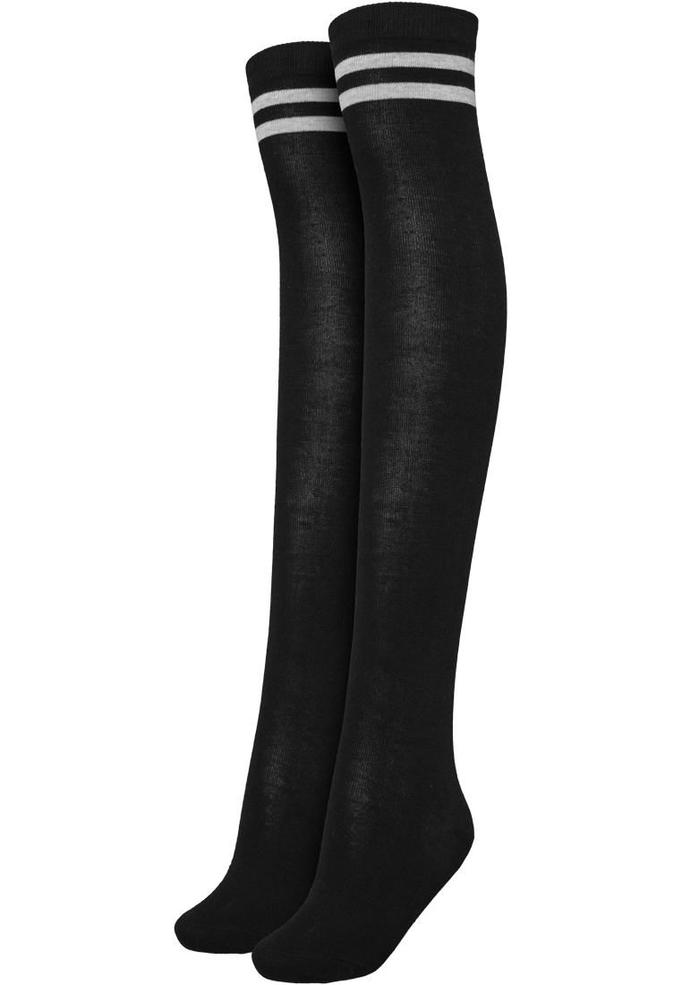 Ladies Overknee Socks 2-Pack blk/blk&blk/gry 36-39 - variant image 8