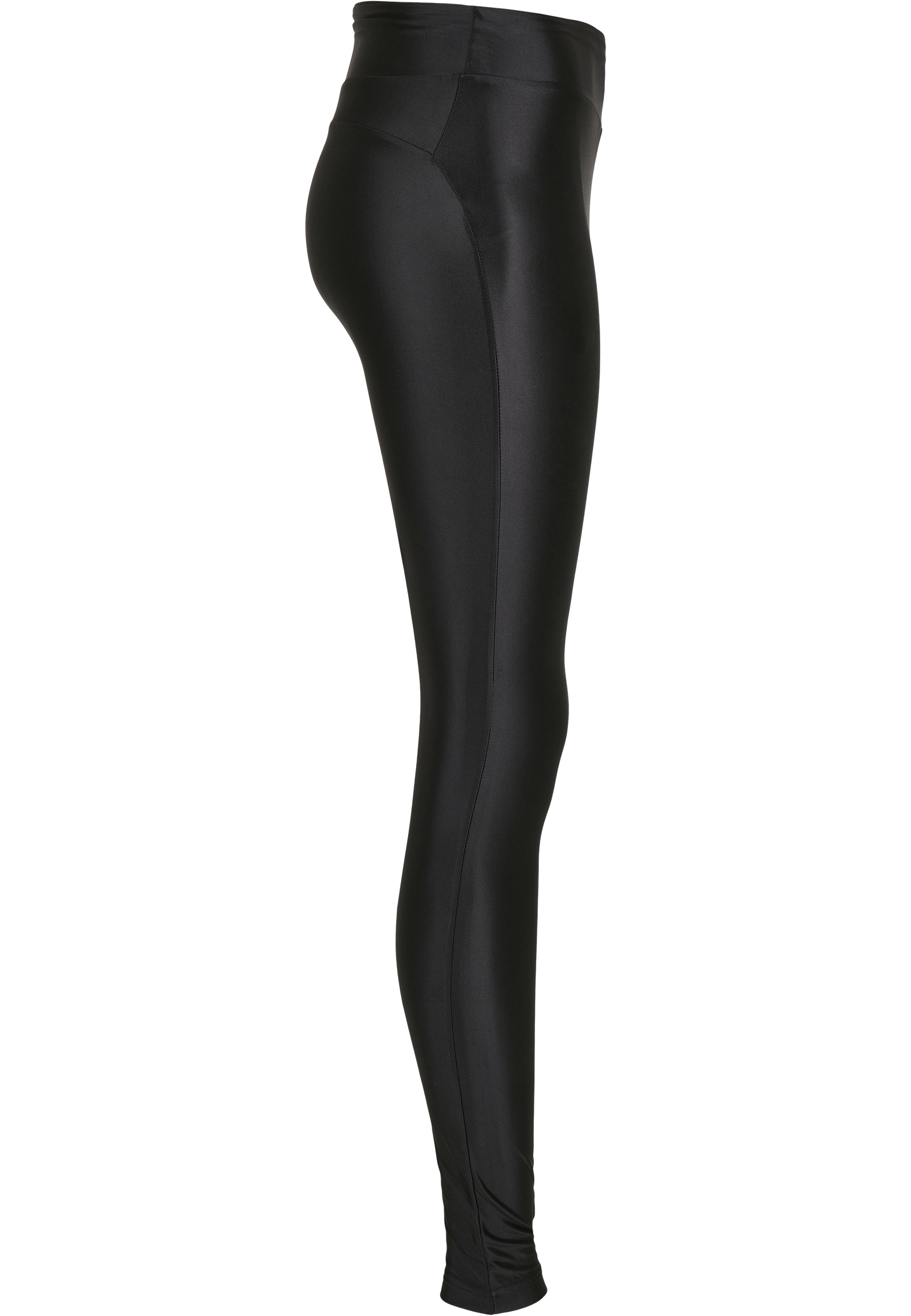 Frauen Hohem Bund Glänzende Metall Leggings schwarz 3XL
 - variant image 8