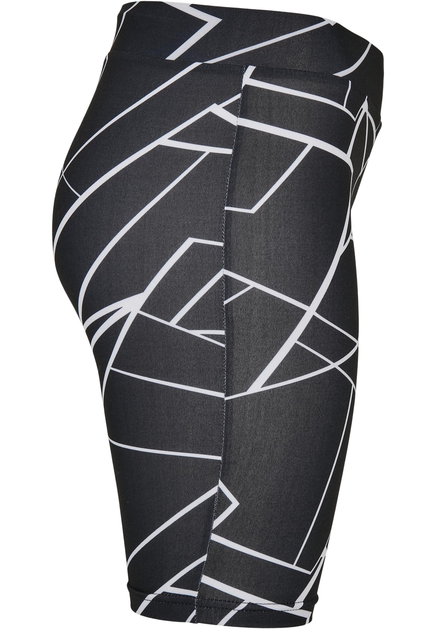 Ladies AOP Cycle Shorts geometric black L - variant image 3