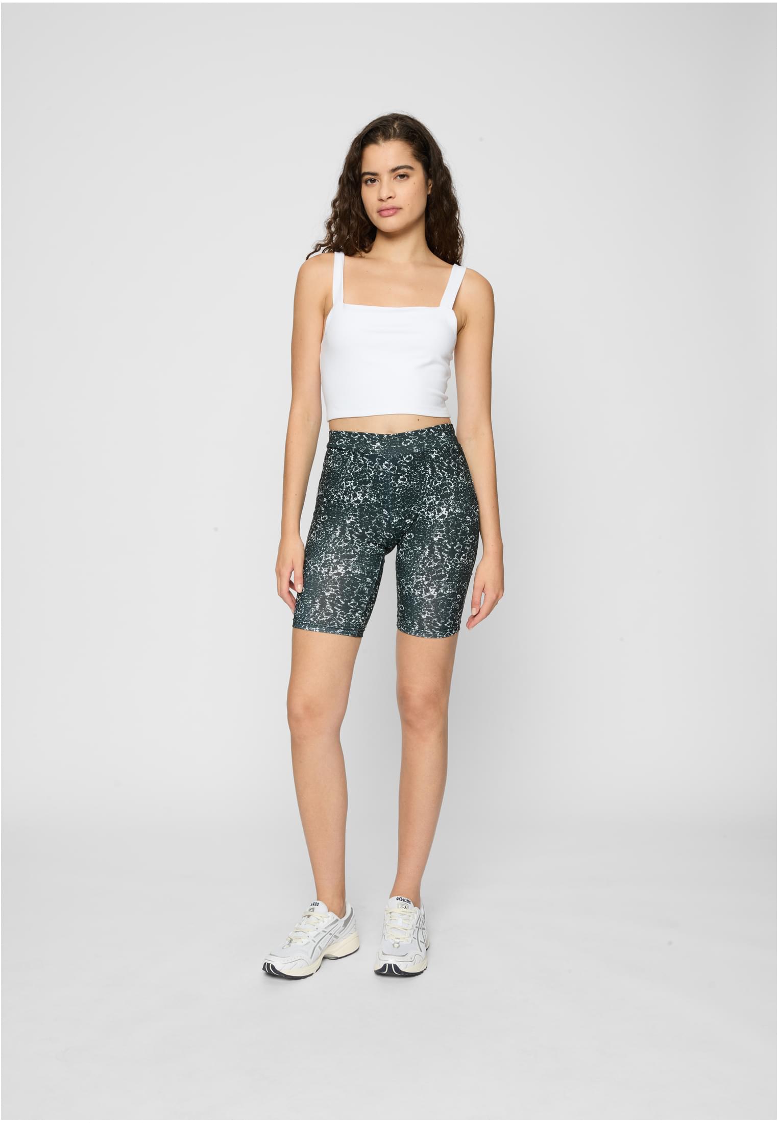 Ladies AOP Cycle Shorts 2-Pack black/white+black 3XL - variant image 2