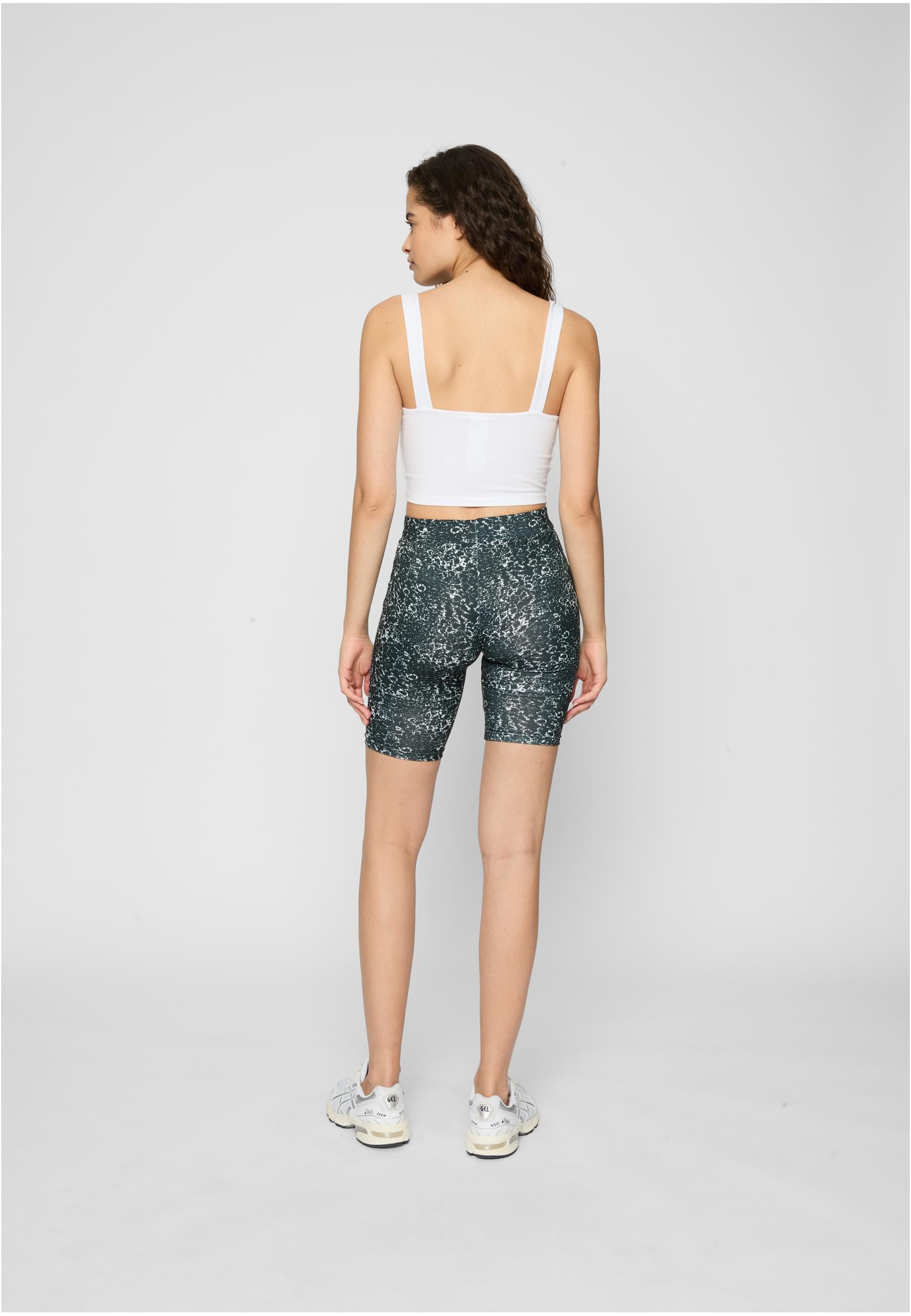 Ladies AOP Cycle Shorts 2-Pack black/white+black 3XL - variant image 3