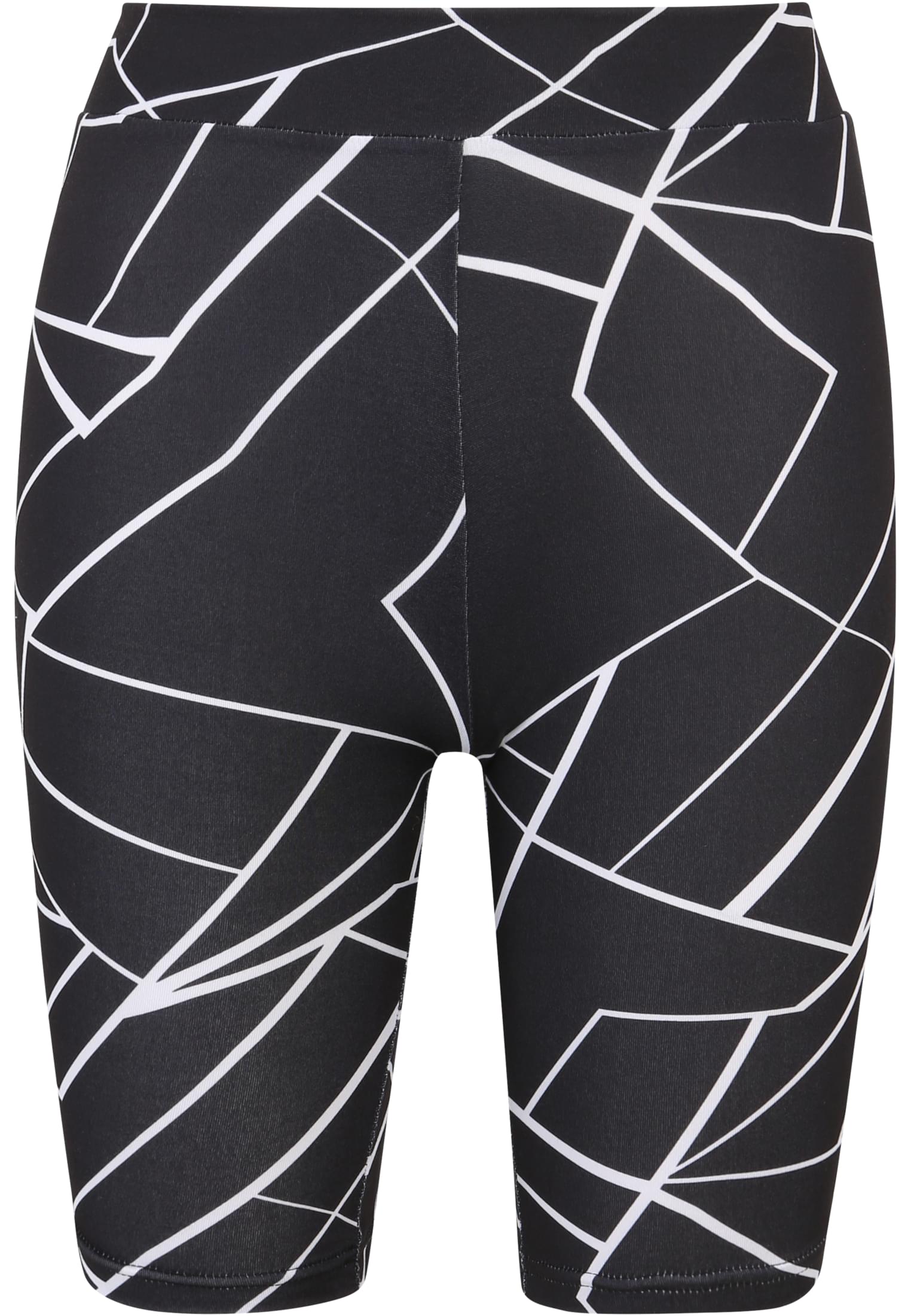 Ladies AOP Cycle Shorts 2-Pack geometric black+black 3XL - variant image 4