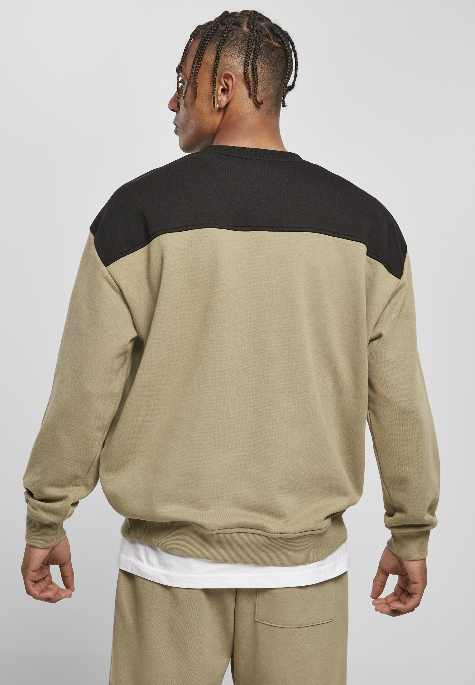 Upper Block Crewneck khaki/black 3XL
 - variant image 3