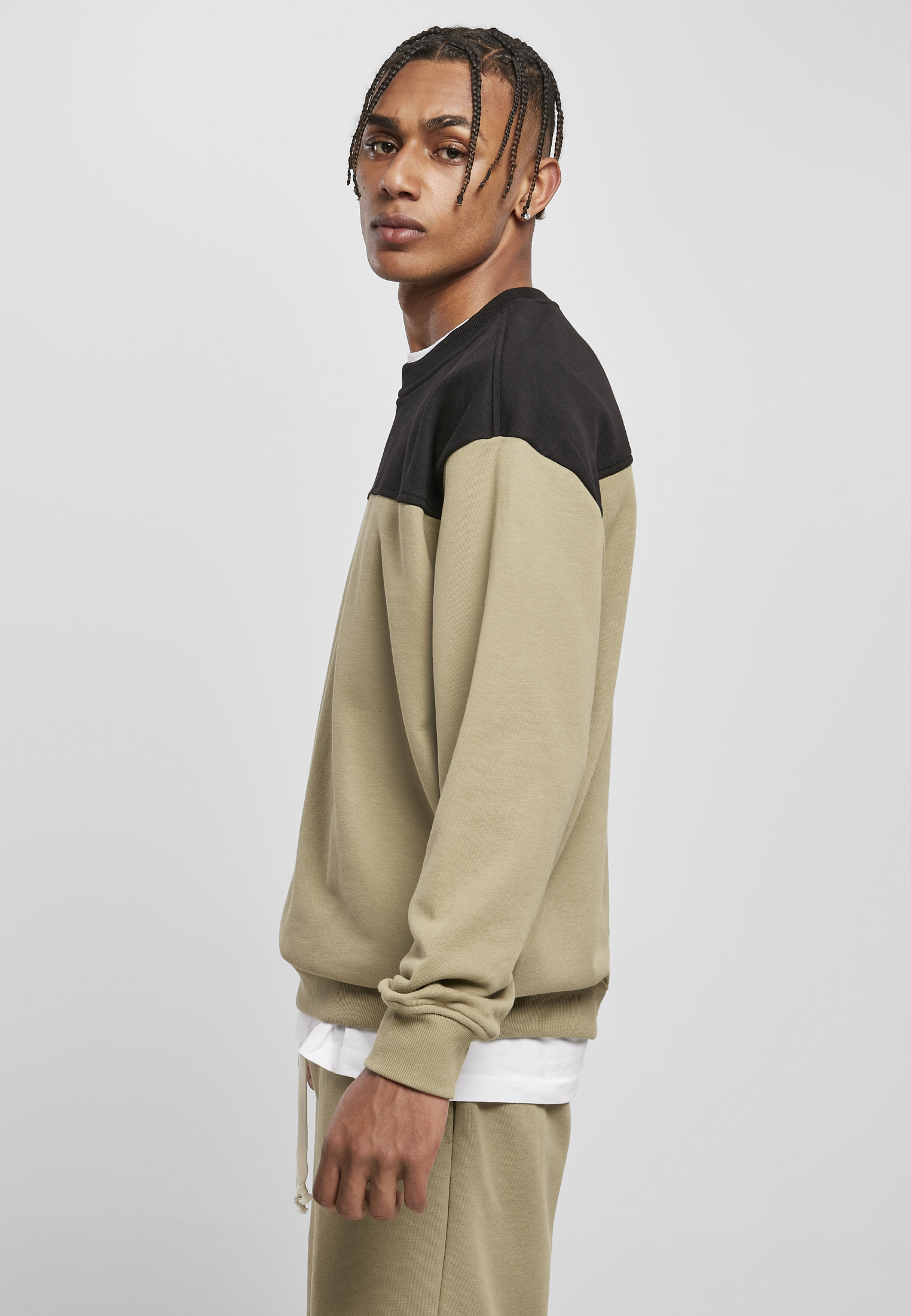 Upper Block Crewneck khaki/black 3XL
 - variant image 2
