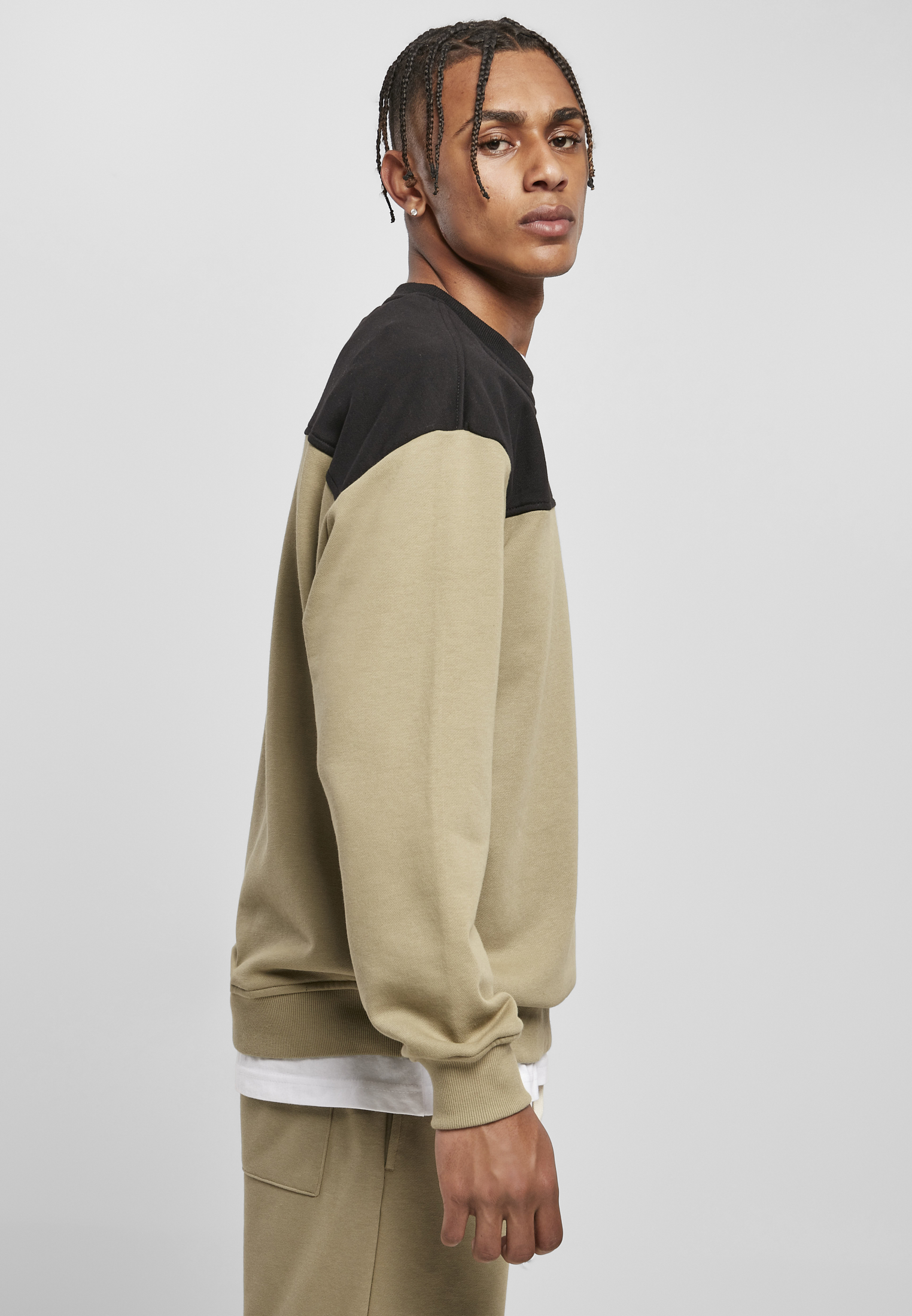 Upper Block Crewneck khaki/black 3XL
 - variant image 4