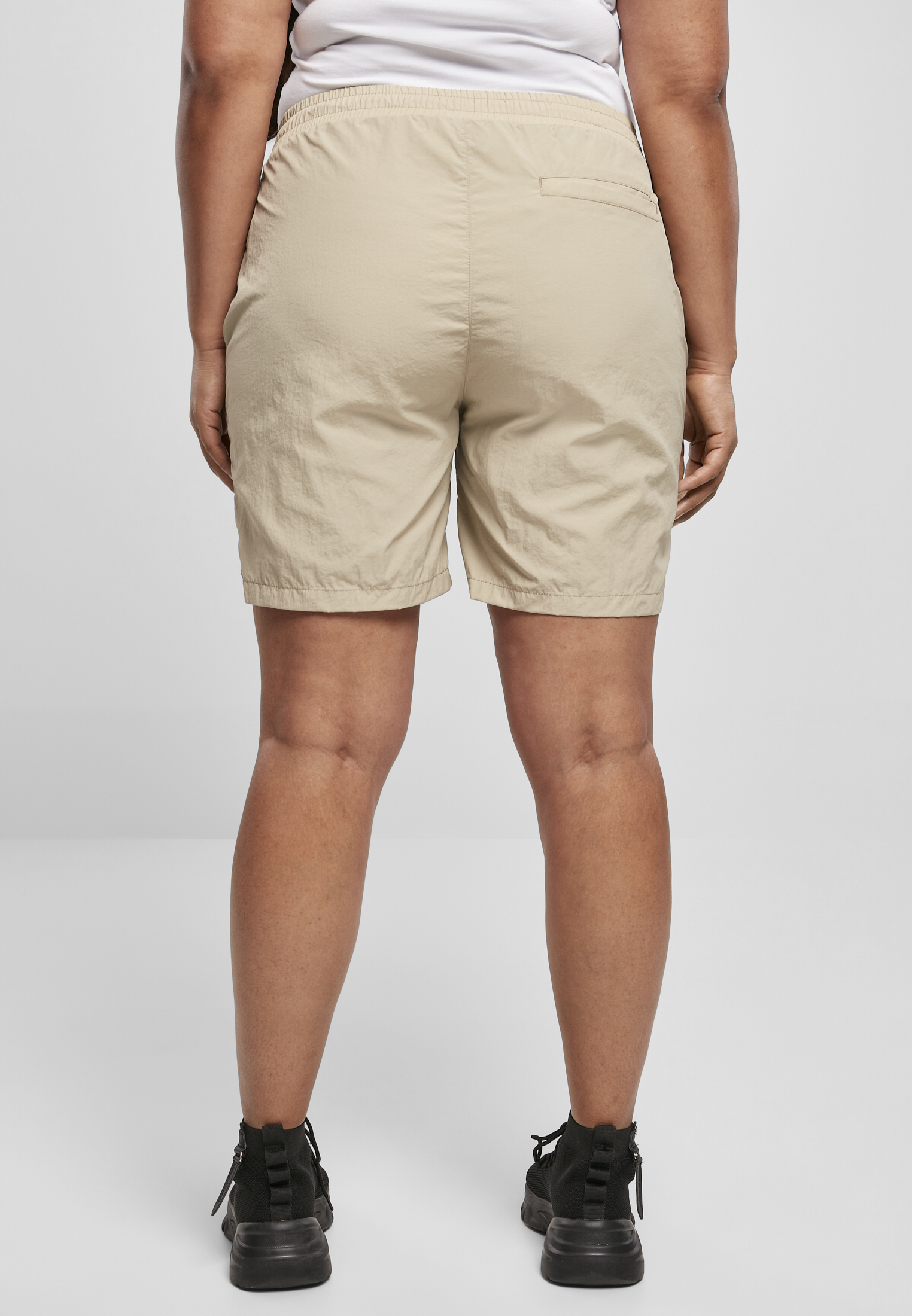 Frauen Falten Nylon Shorts Beton 3XL
 - variant image 2