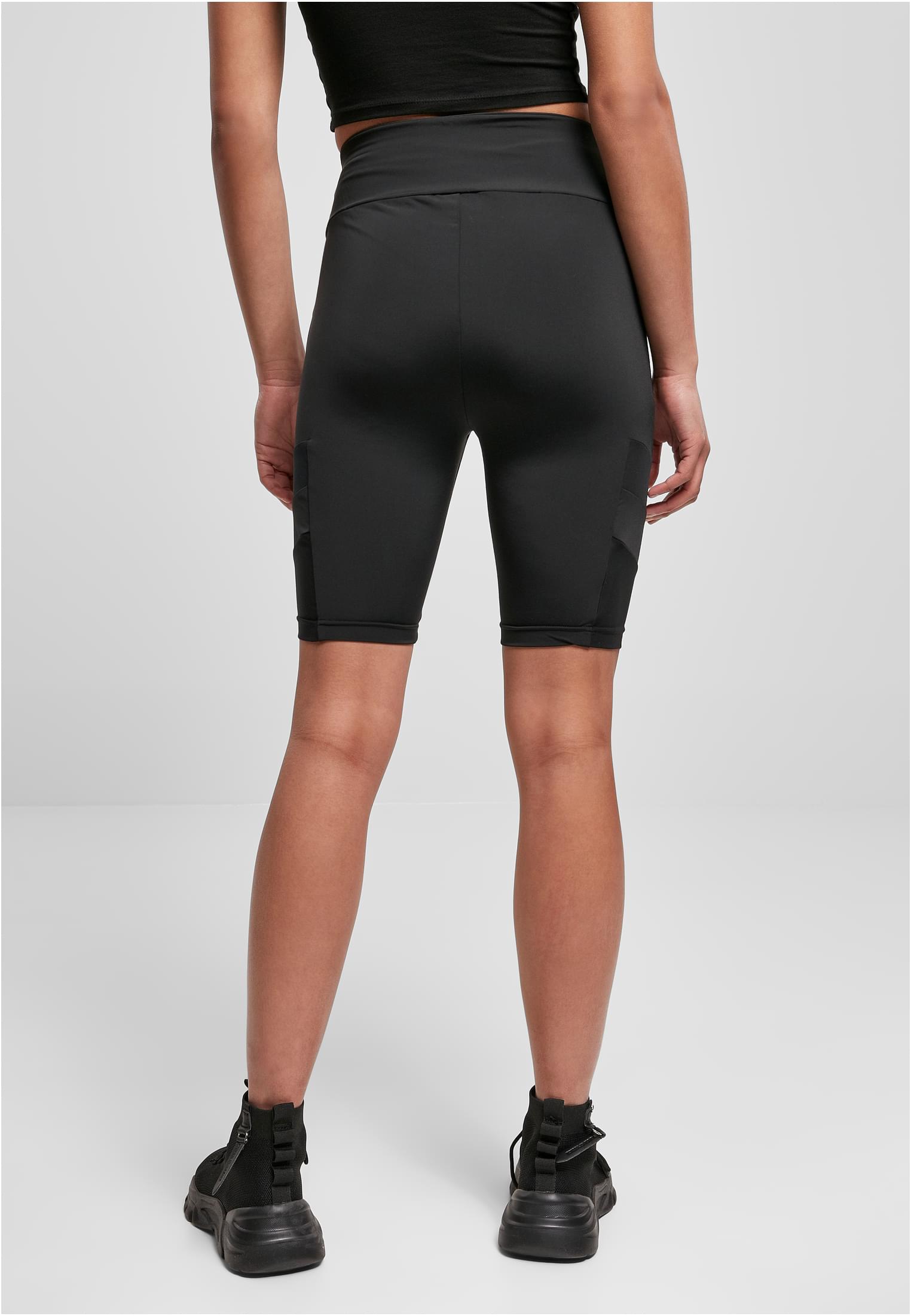 Ladies High Waist Tech Mesh Cycle Shorts black 3XL - variant image 2