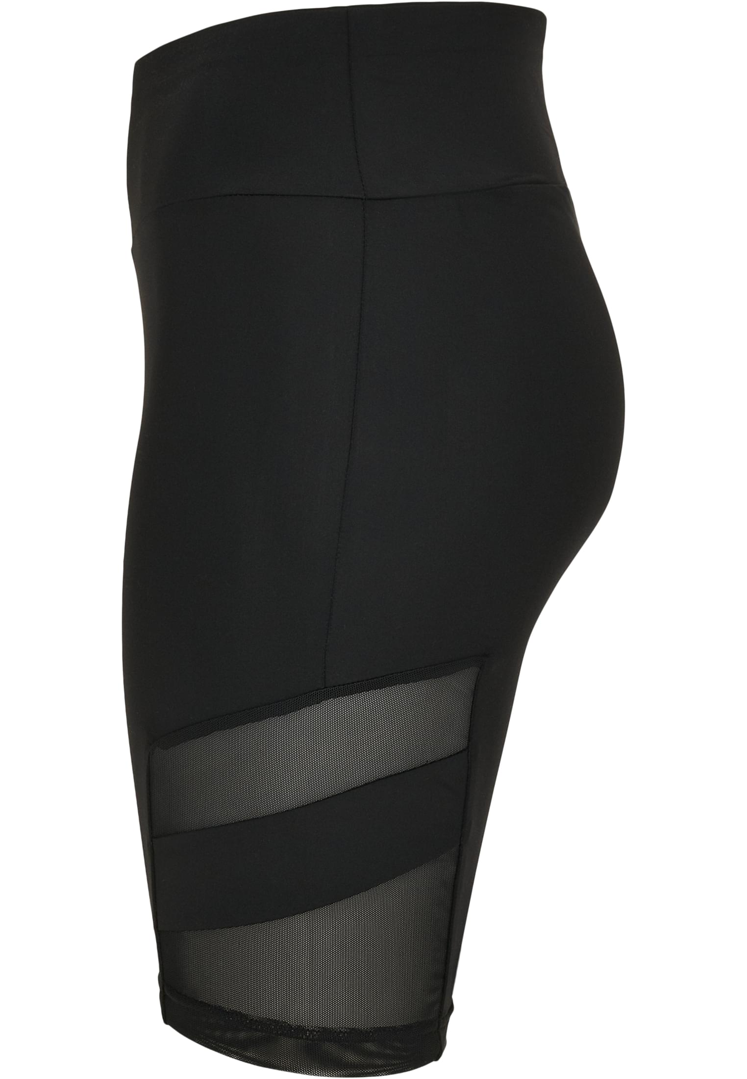 Ladies High Waist Tech Mesh Cycle Shorts black 3XL - variant image 6