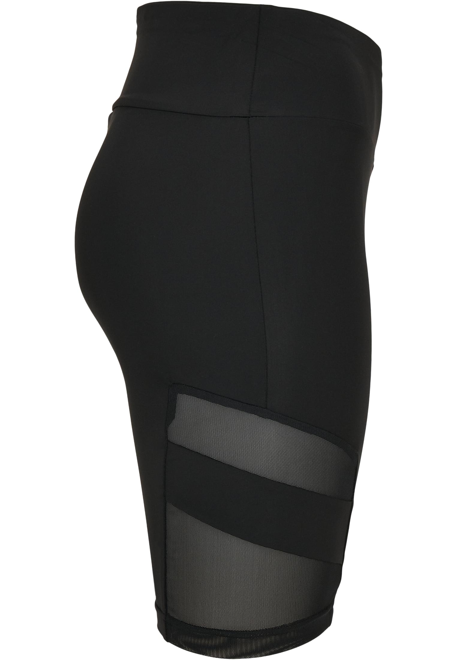 Ladies High Waist Tech Mesh Cycle Shorts black 3XL - variant image 8