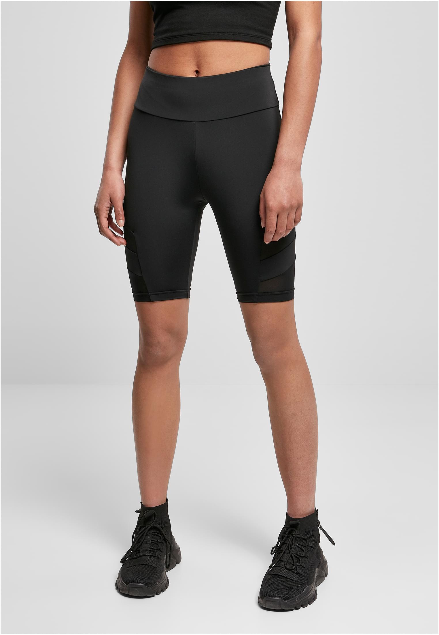 Ladies High Waist Tech Mesh Cycle Shorts black 3XL - alternate variant 1