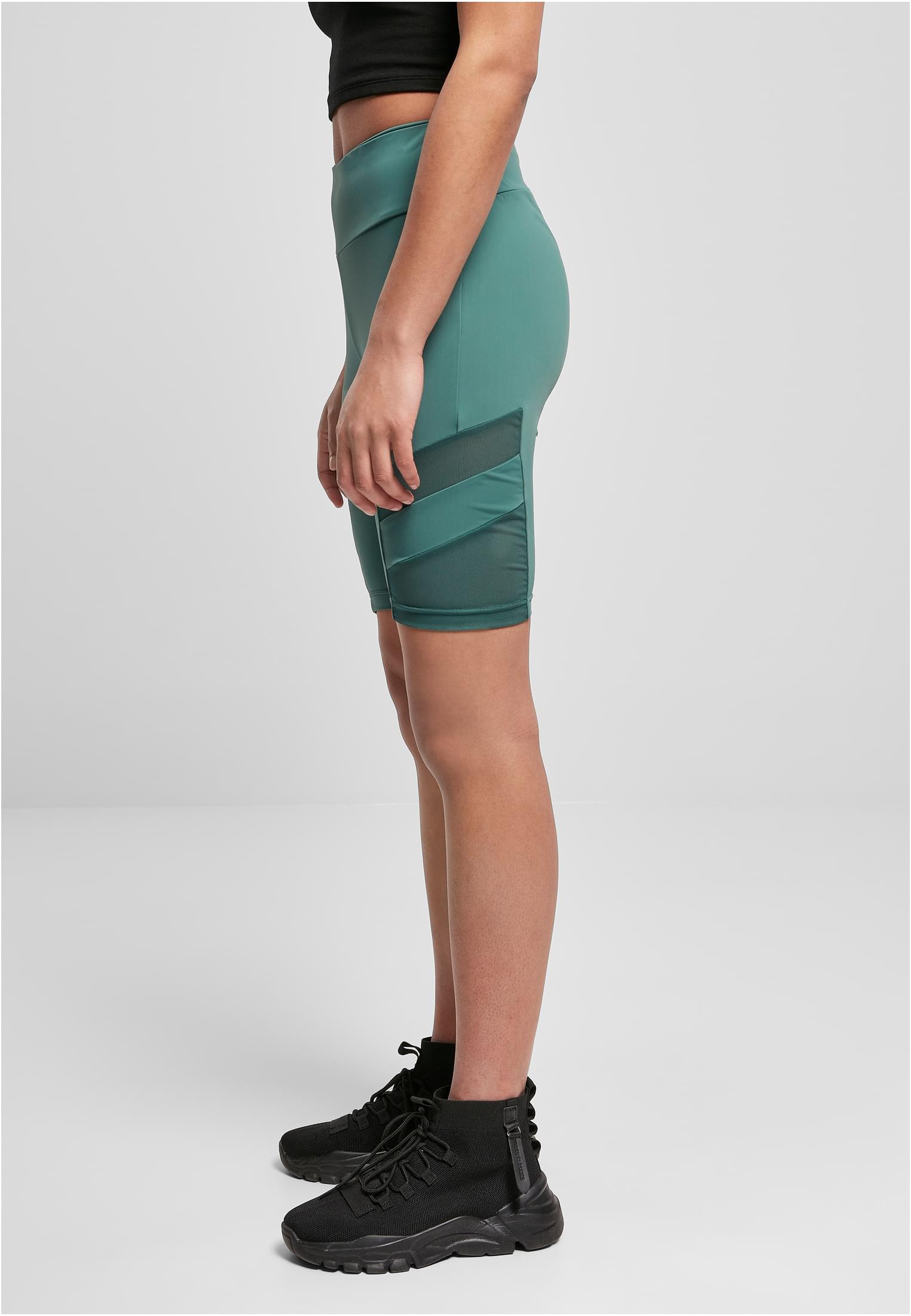 Ladies High Waist Tech Mesh Cycle Shorts paleleaf 3XL - variant image 1